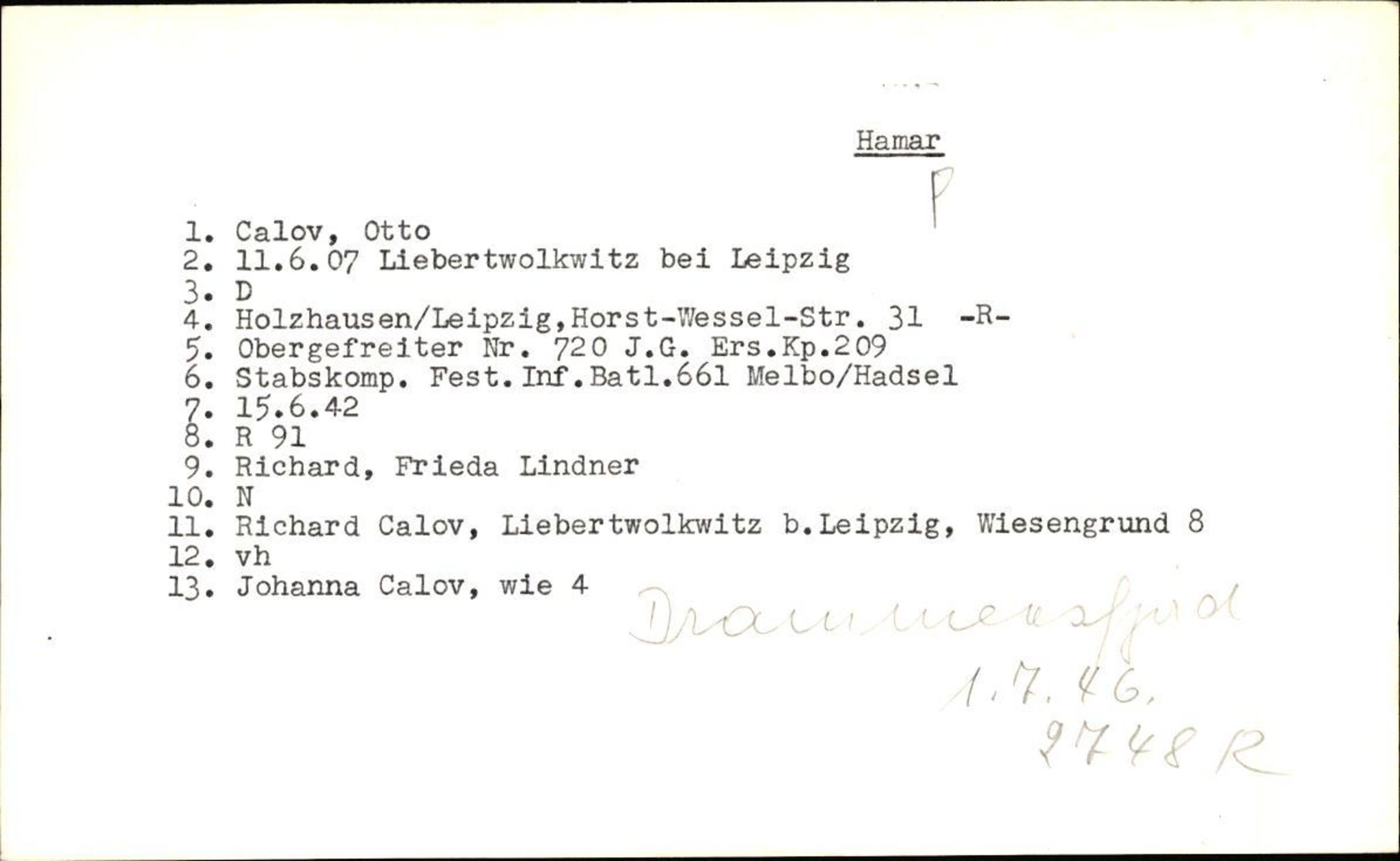 Hjemsendte tyskere , RA/RAFA-6487/D/Db/L0008: Bordasch-Deters, 1945-1947, p. 855
