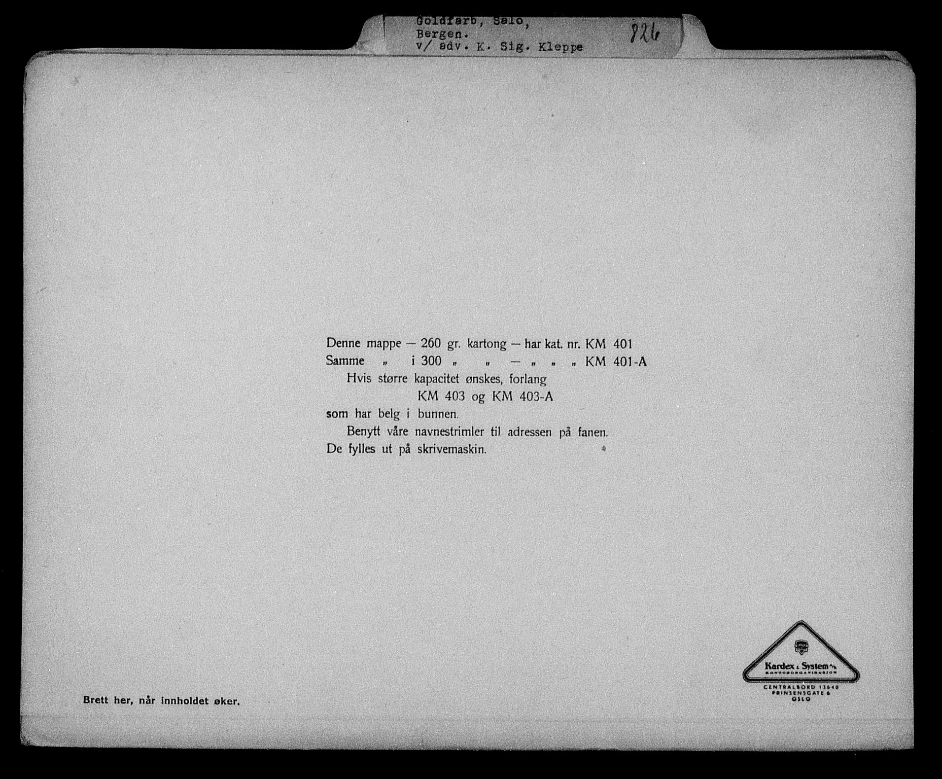 Justisdepartementet, Tilbakeføringskontoret for inndratte formuer, AV/RA-S-1564/H/Hc/Hcd/L0996: --, 1945-1947, p. 86