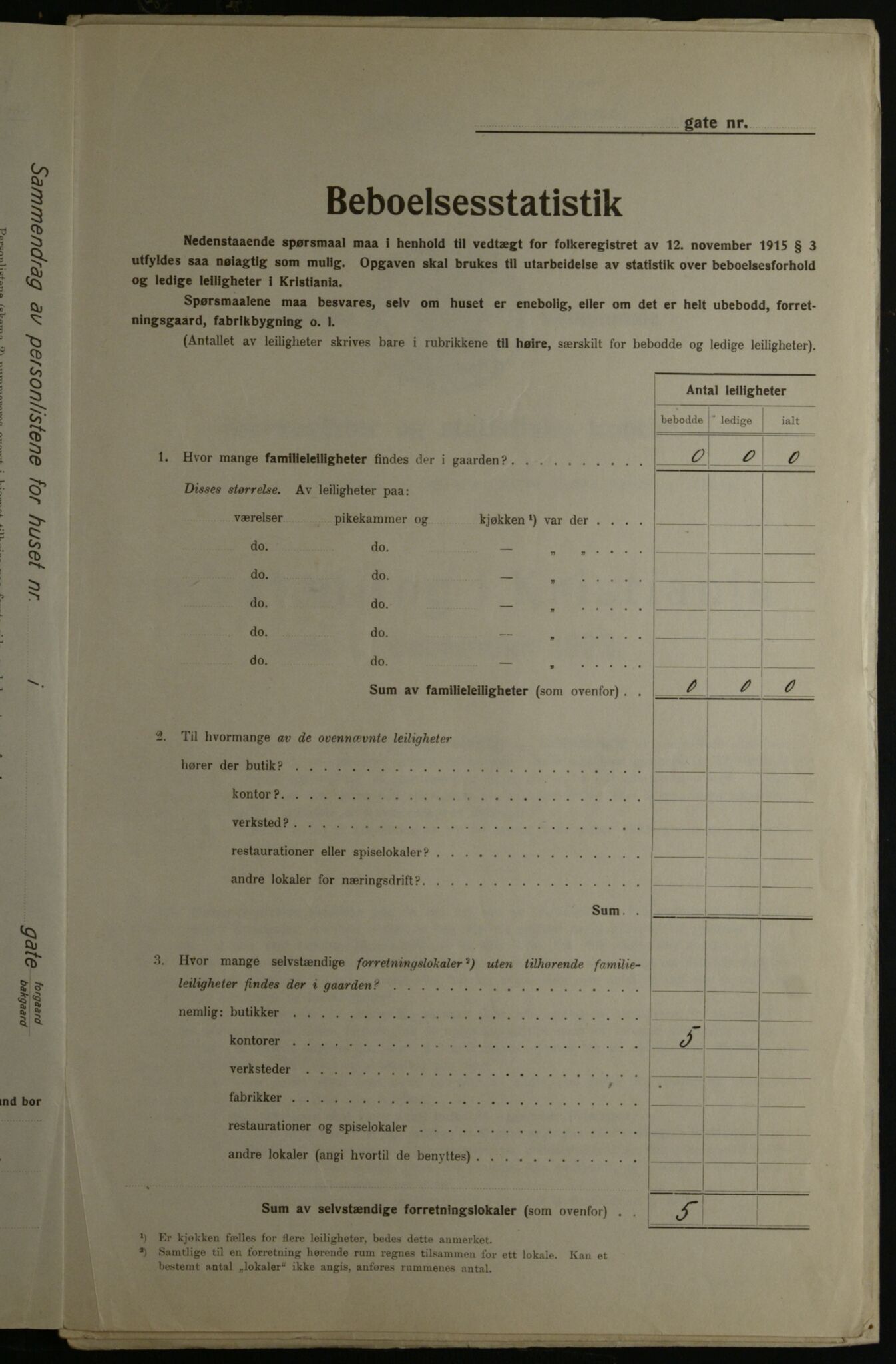 OBA, Municipal Census 1923 for Kristiania, 1923, p. 125232