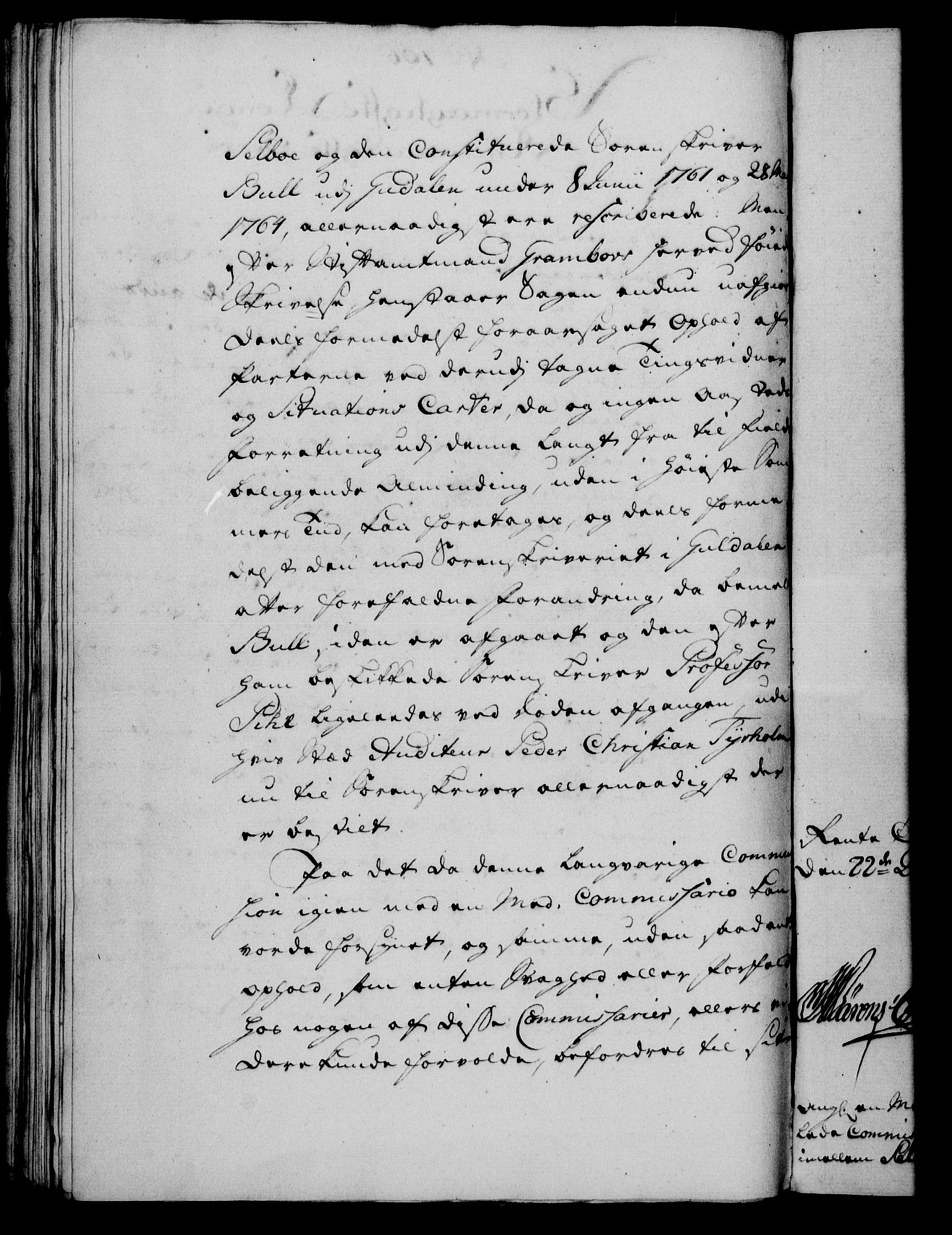 Rentekammeret, Kammerkanselliet, RA/EA-3111/G/Gf/Gfa/L0048: Norsk relasjons- og resolusjonsprotokoll (merket RK 52.48), 1766, p. 446