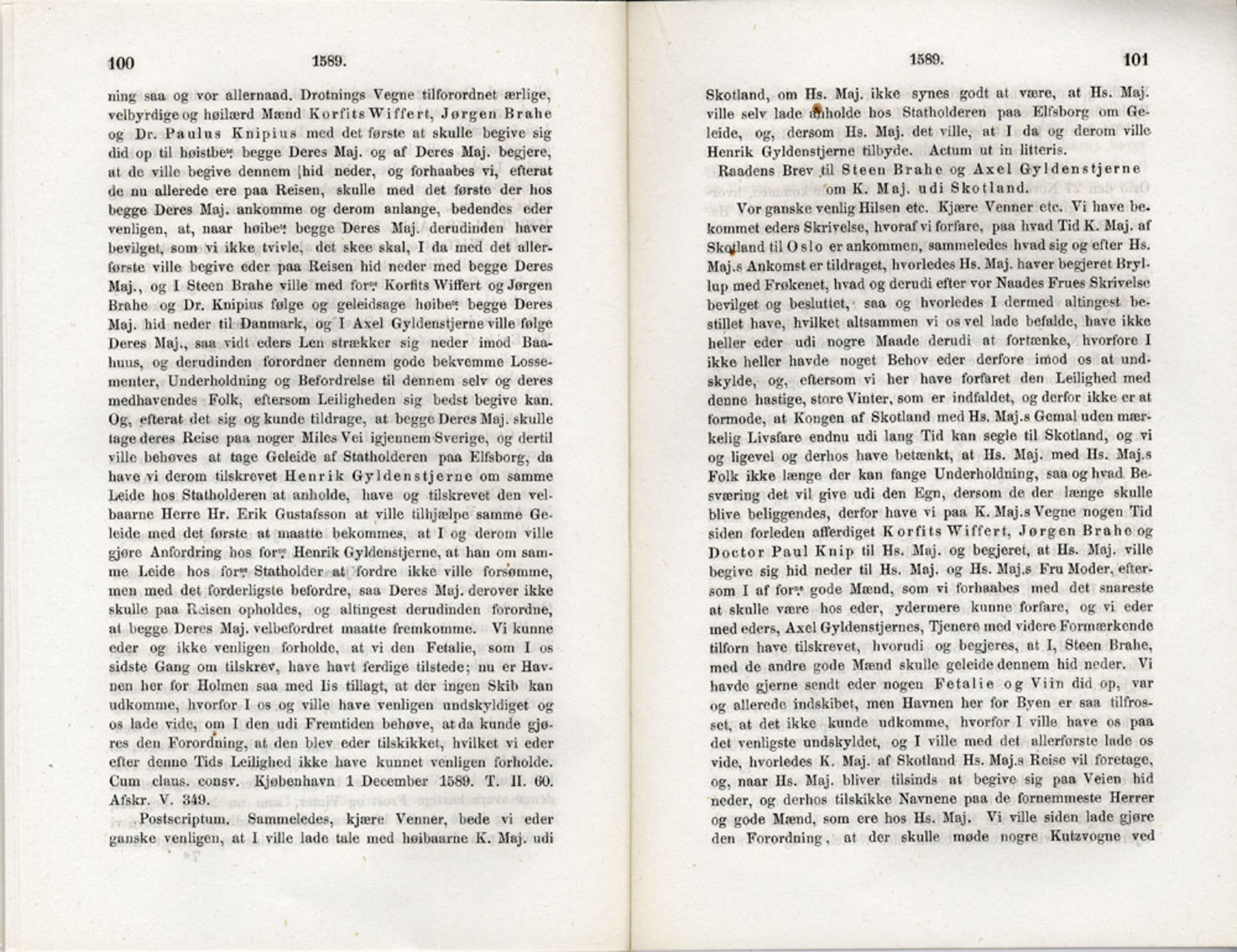 Publikasjoner utgitt av Det Norske Historiske Kildeskriftfond, PUBL/-/-/-: Norske Rigs-Registranter, bind 3, 1588-1602, p. 100-101