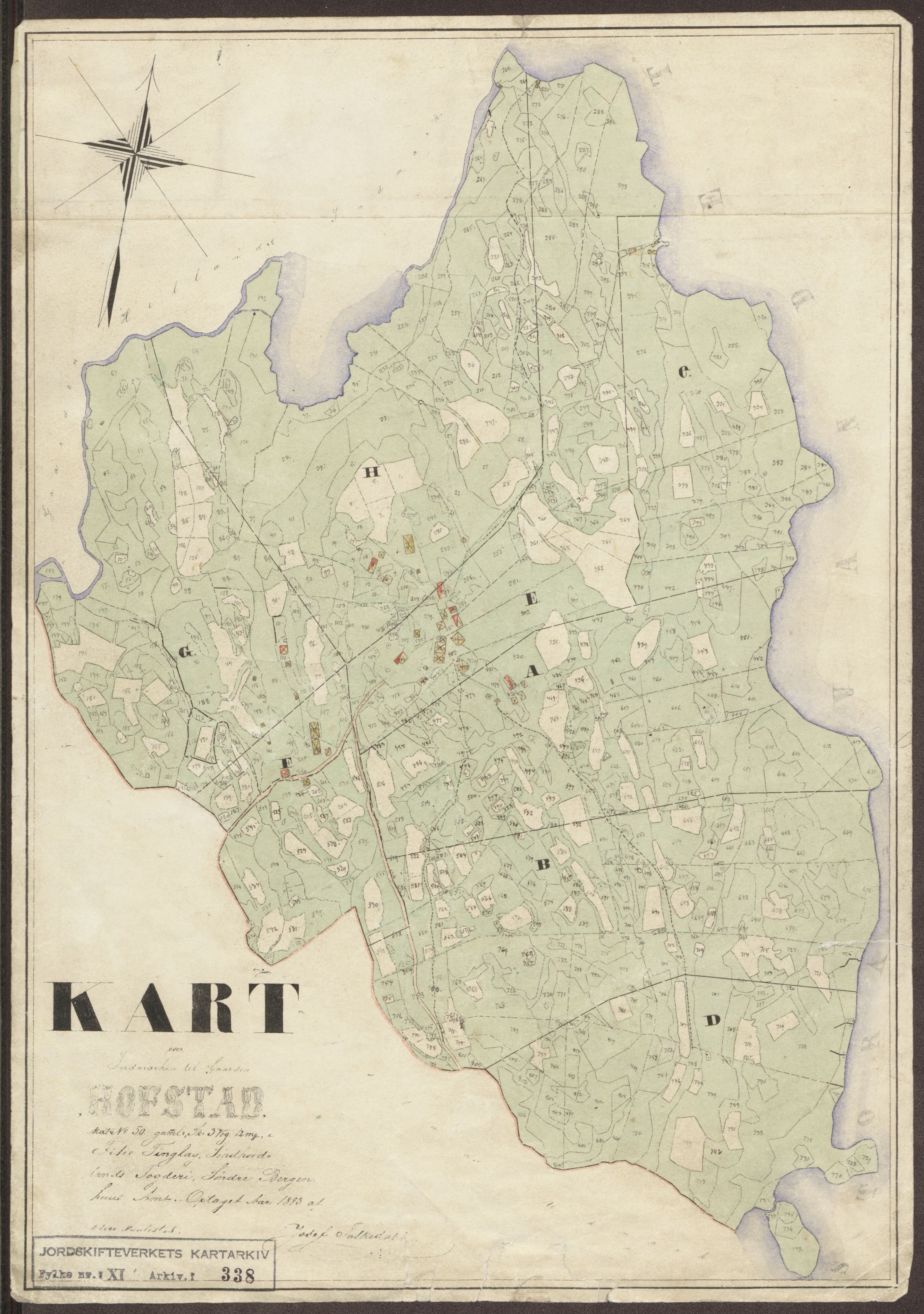 Jordskifteverkets kartarkiv, AV/RA-S-3929/T, 1859-1988, p. 441