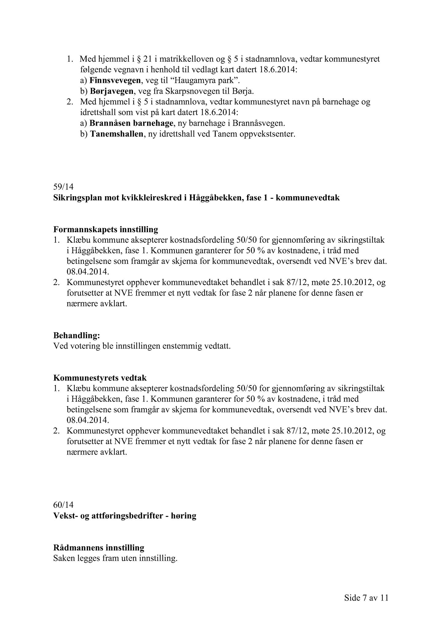 Klæbu Kommune, TRKO/KK/01-KS/L007: Kommunestyret - Møtedokumenter, 2014, p. 1796