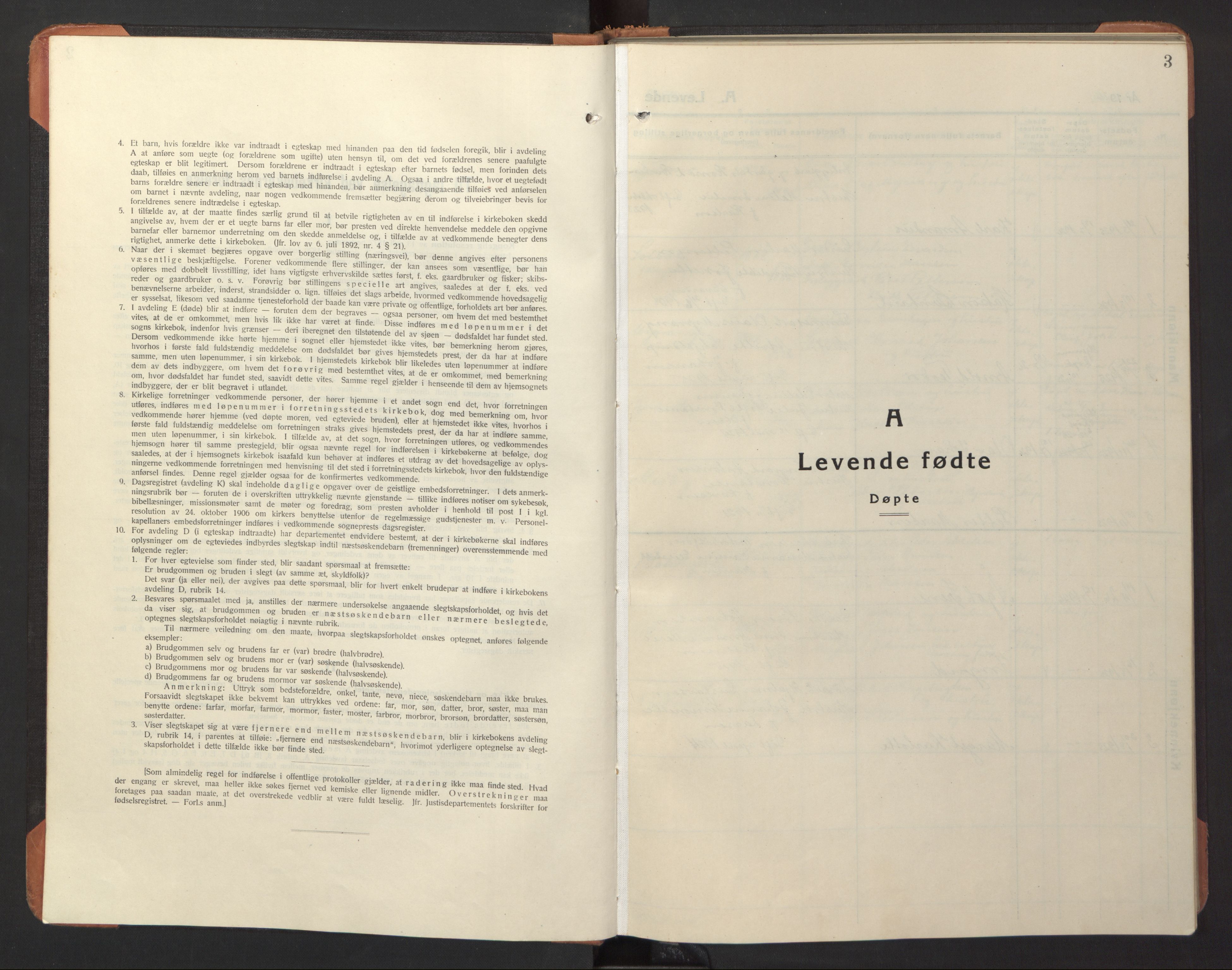 Ministerialprotokoller, klokkerbøker og fødselsregistre - Nordland, SAT/A-1459/868/L0970: Parish register (copy) no. 868C02, 1926-1952, p. 3