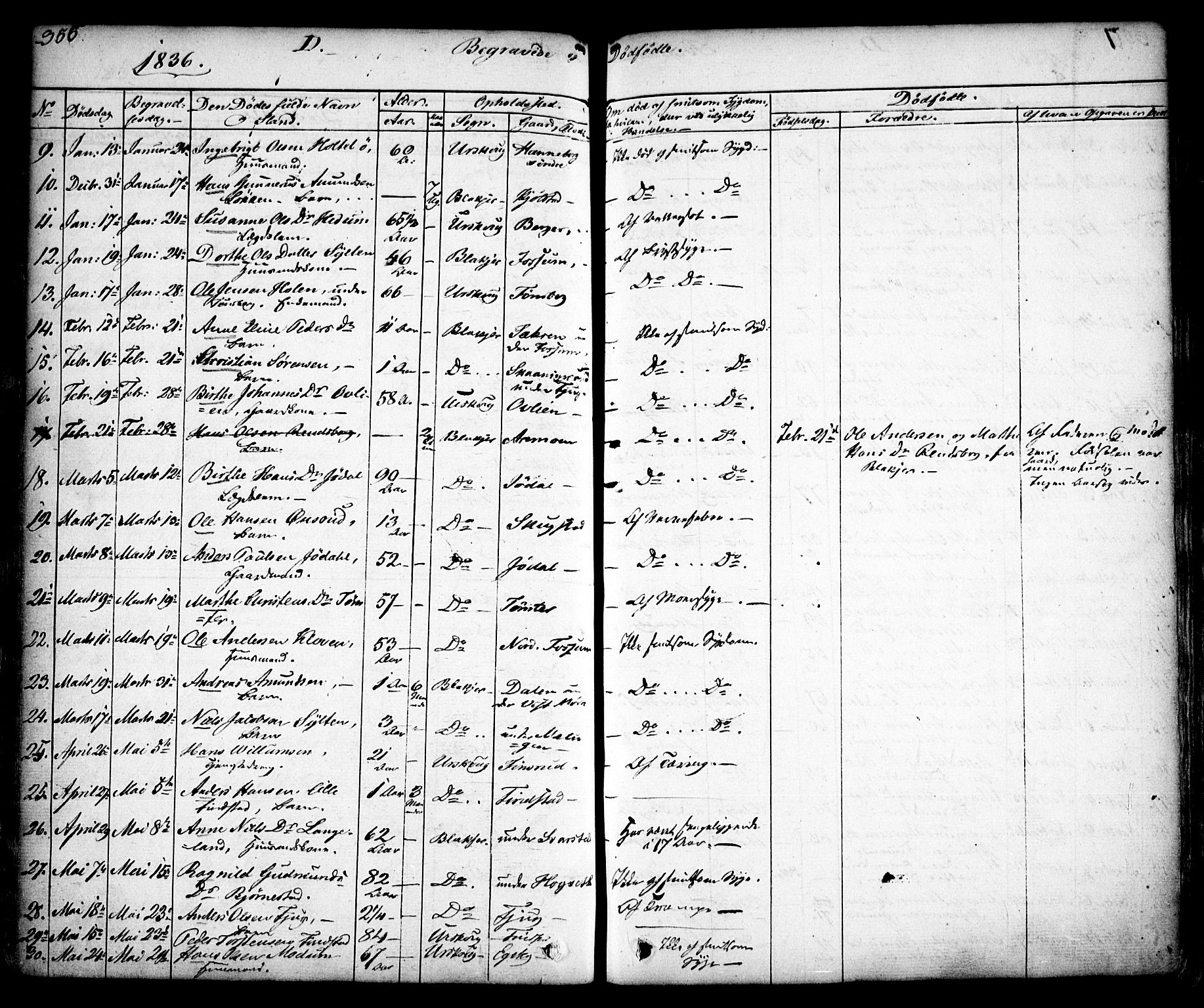 Aurskog prestekontor Kirkebøker, SAO/A-10304a/F/Fa/L0006: Parish register (official) no. I 6, 1829-1853, p. 356