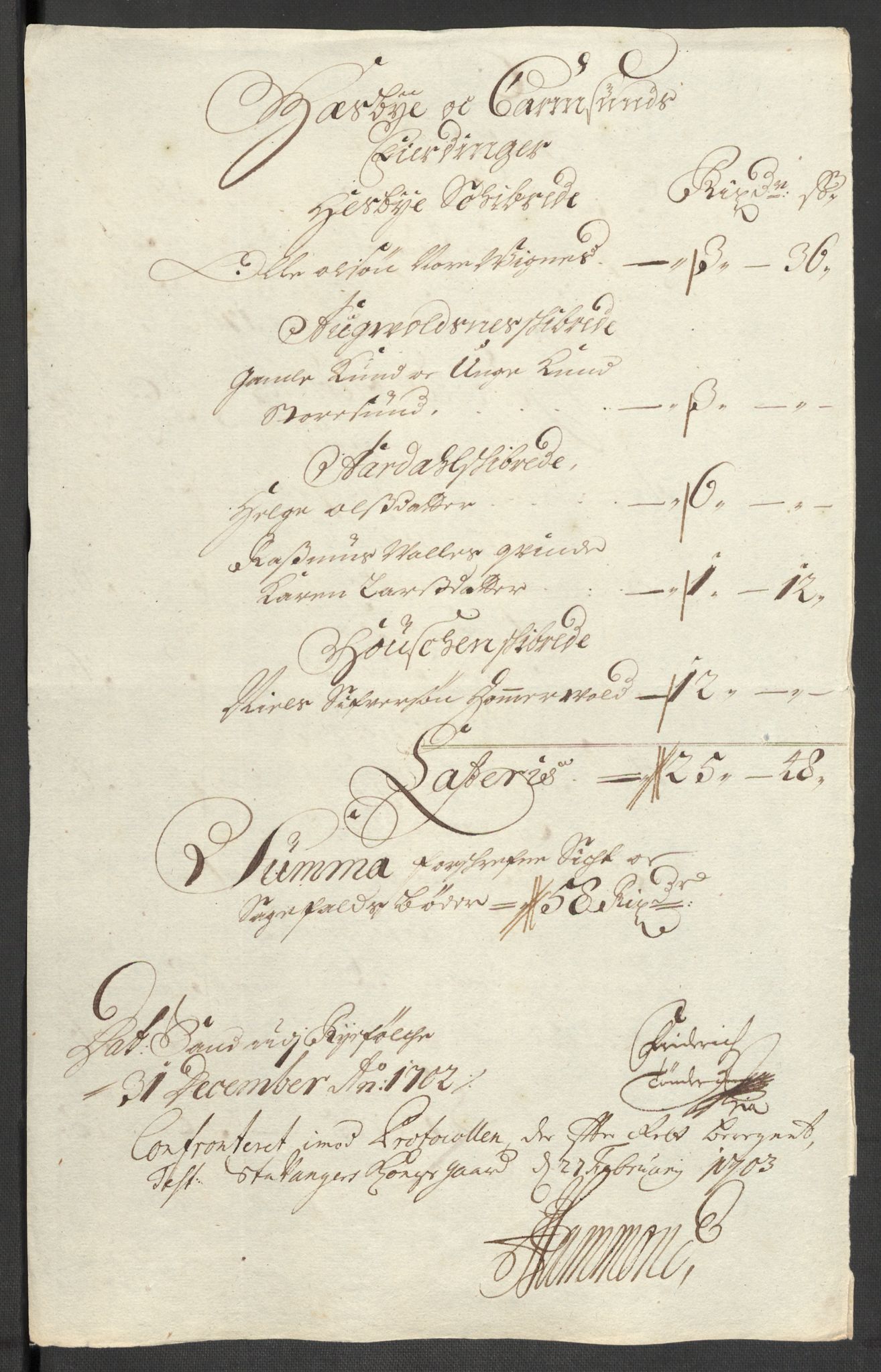 Rentekammeret inntil 1814, Reviderte regnskaper, Fogderegnskap, AV/RA-EA-4092/R47/L2859: Fogderegnskap Ryfylke, 1701-1702, p. 120