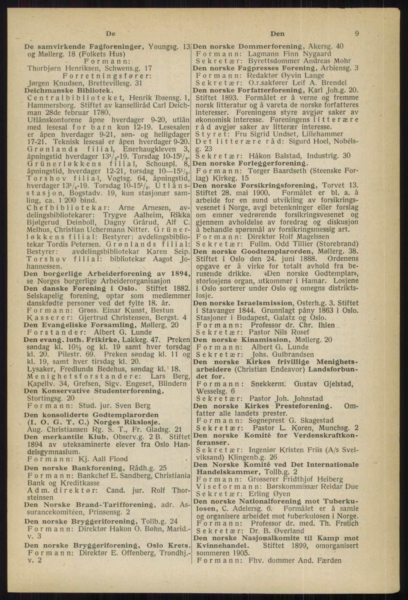 Kristiania/Oslo adressebok, PUBL/-, 1936, p. 9