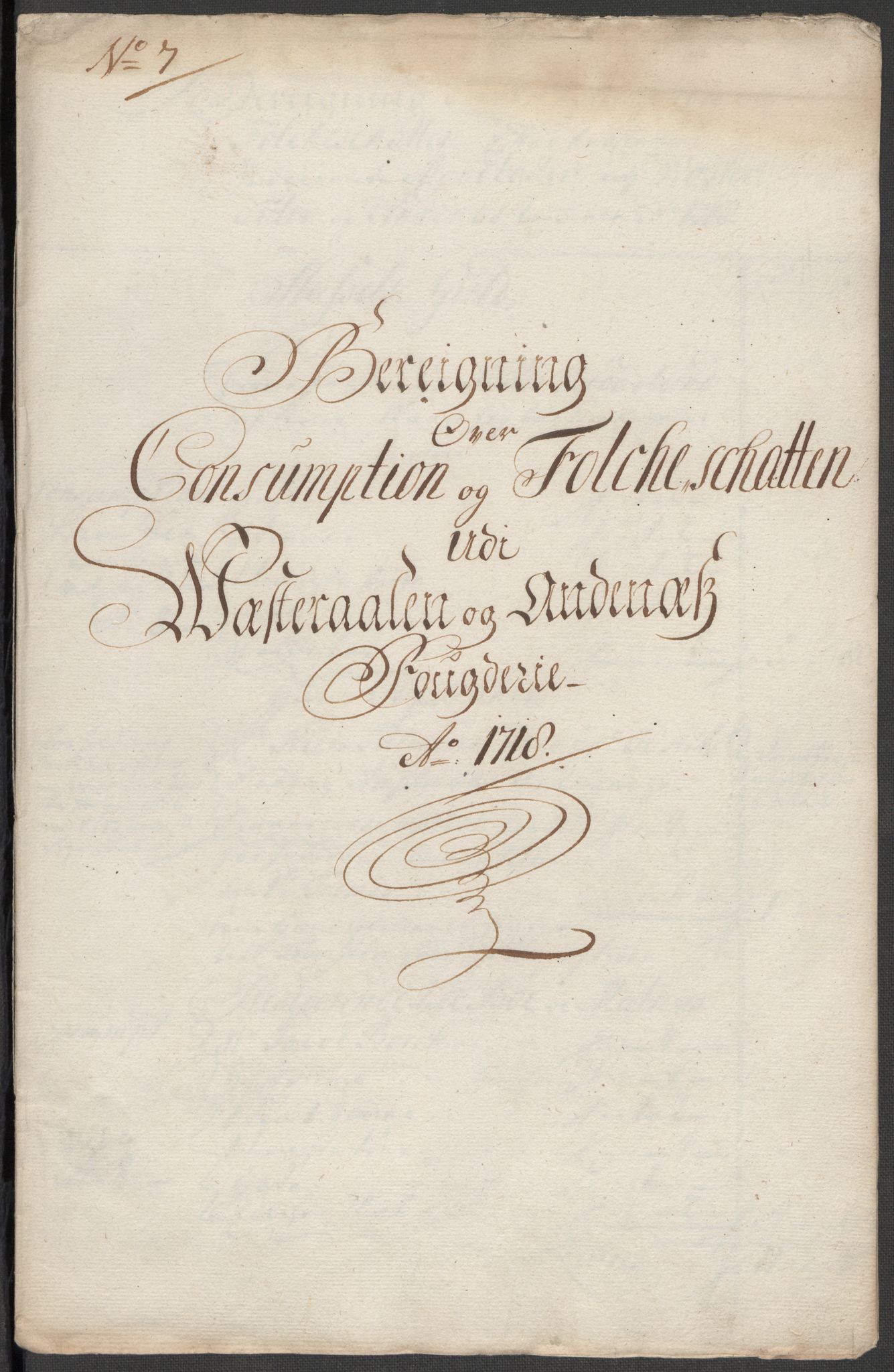 Rentekammeret inntil 1814, Reviderte regnskaper, Fogderegnskap, RA/EA-4092/R67/L4684: Fogderegnskap Vesterålen, Andenes og Lofoten, 1718, p. 133