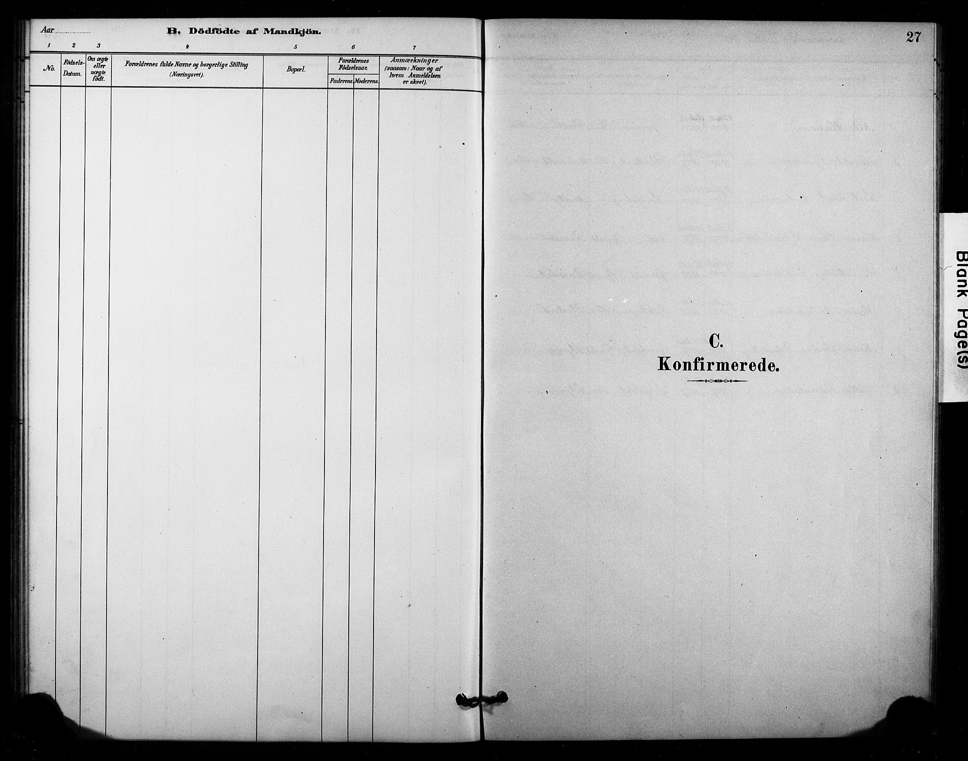 Lardal kirkebøker, AV/SAKO-A-350/F/Fc/L0001: Parish register (official) no. III 1, 1881-1906, p. 27