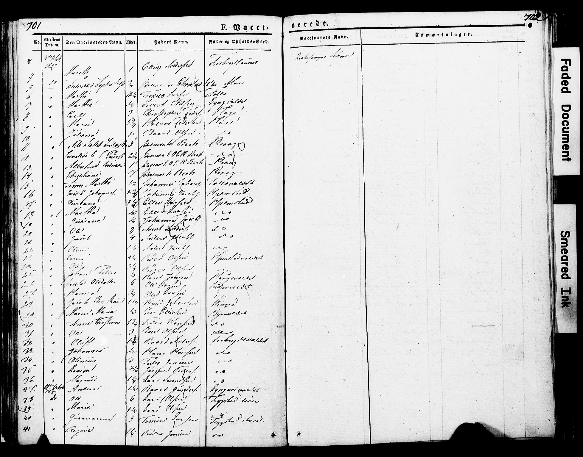 Ministerialprotokoller, klokkerbøker og fødselsregistre - Nord-Trøndelag, AV/SAT-A-1458/723/L0243: Parish register (official) no. 723A12, 1822-1851, p. 701-702