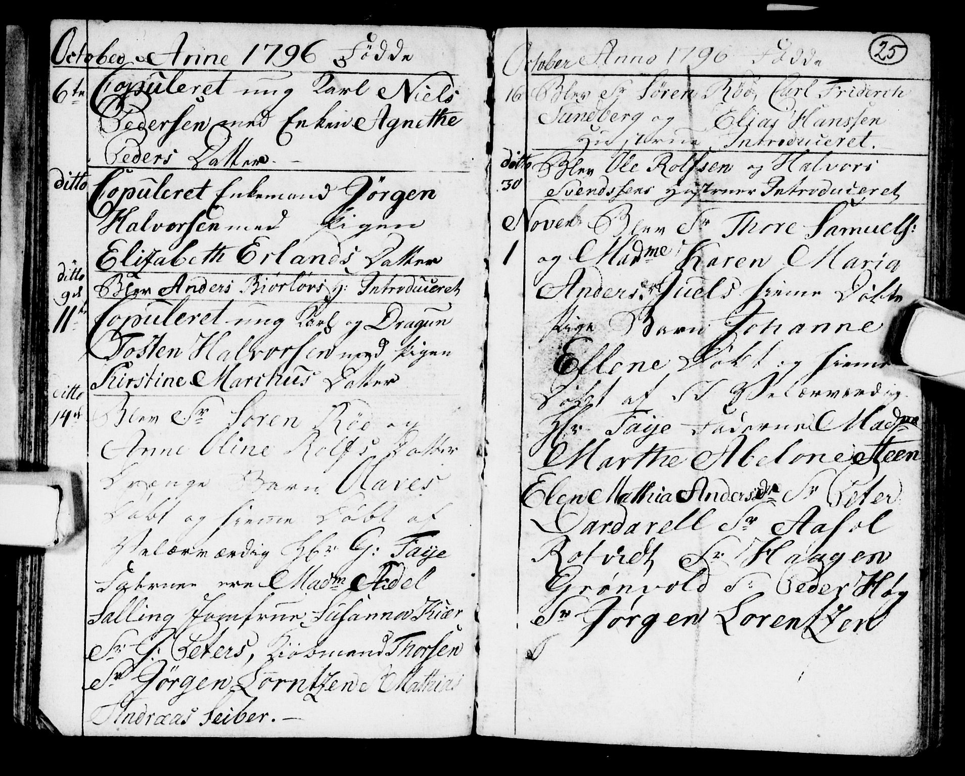 Strømsø kirkebøker, SAKO/A-246/F/Fb/L0003: Parish register (official) no. II 3, 1793-1799, p. 25