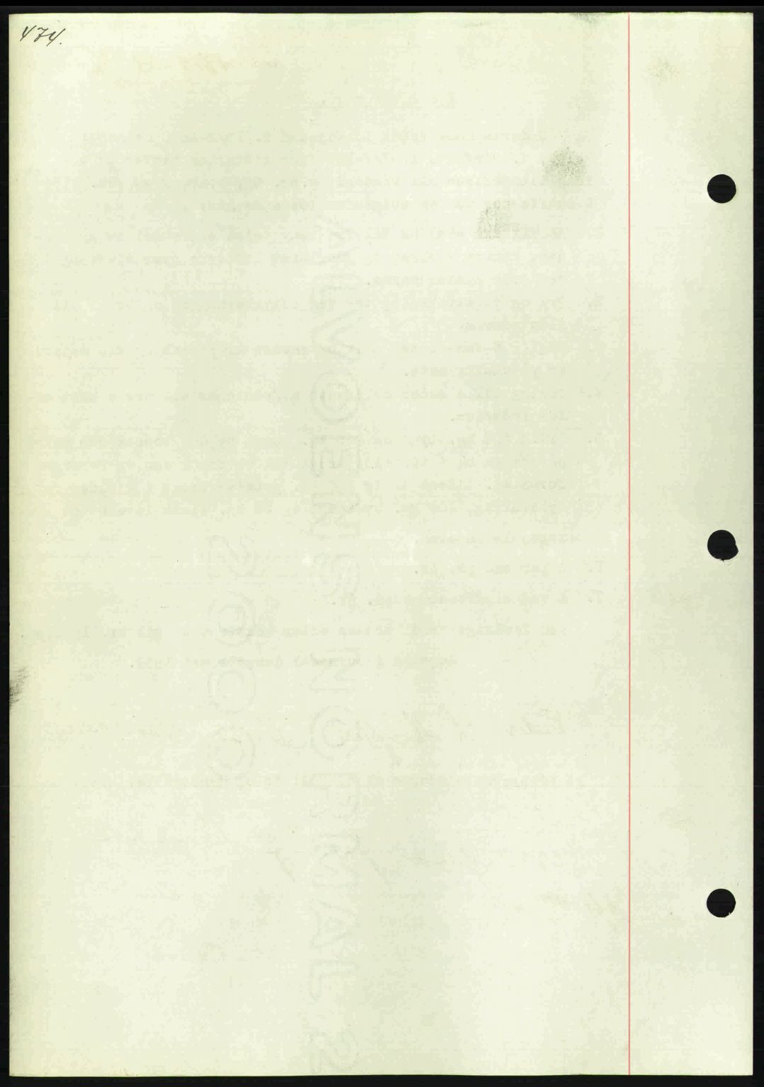 Nordmøre sorenskriveri, AV/SAT-A-4132/1/2/2Ca: Mortgage book no. B85, 1939-1939, Diary no: : 1722/1939