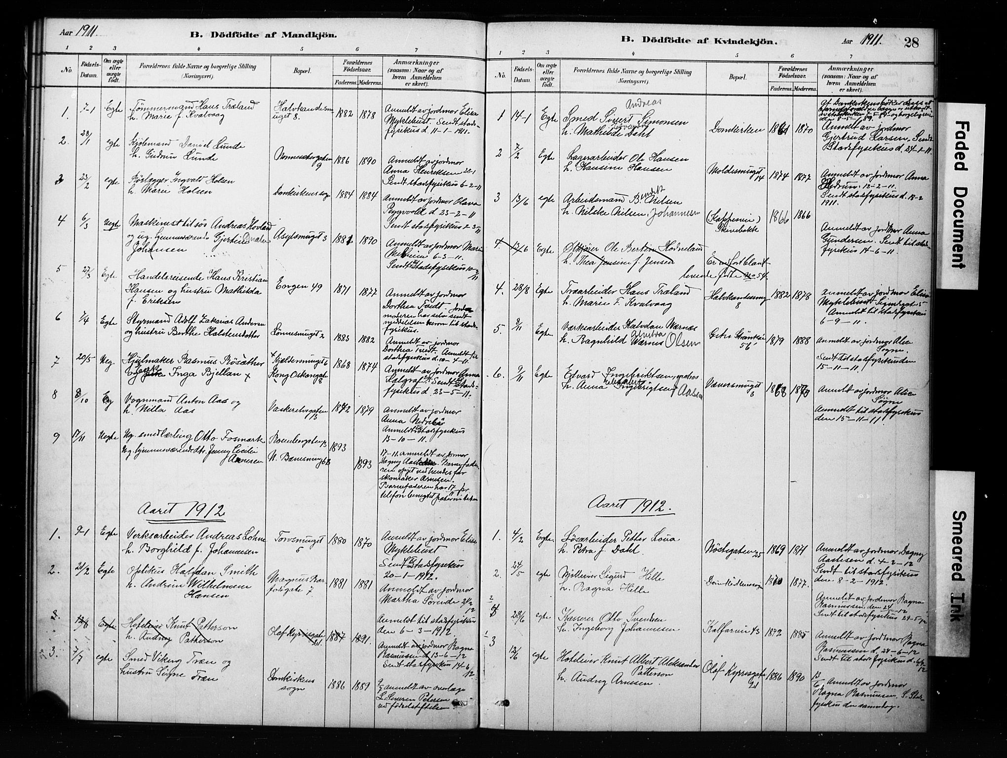 Domkirken sokneprestembete, SAB/A-74801/H/Hab/L0045: Parish register (copy) no. G 1, 1878-1916, p. 28