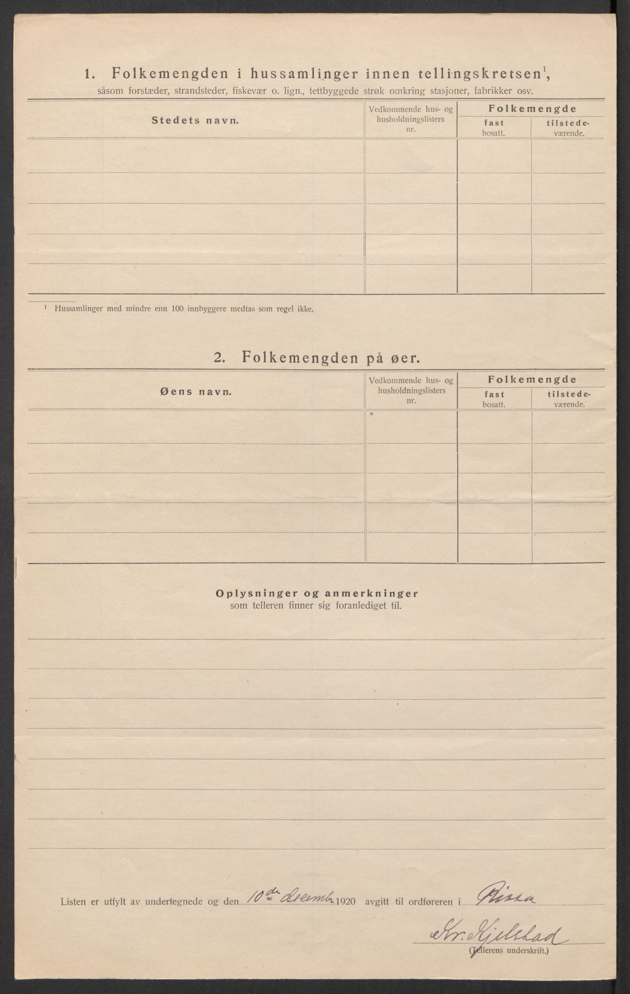 SAT, 1920 census for Rissa, 1920, p. 14