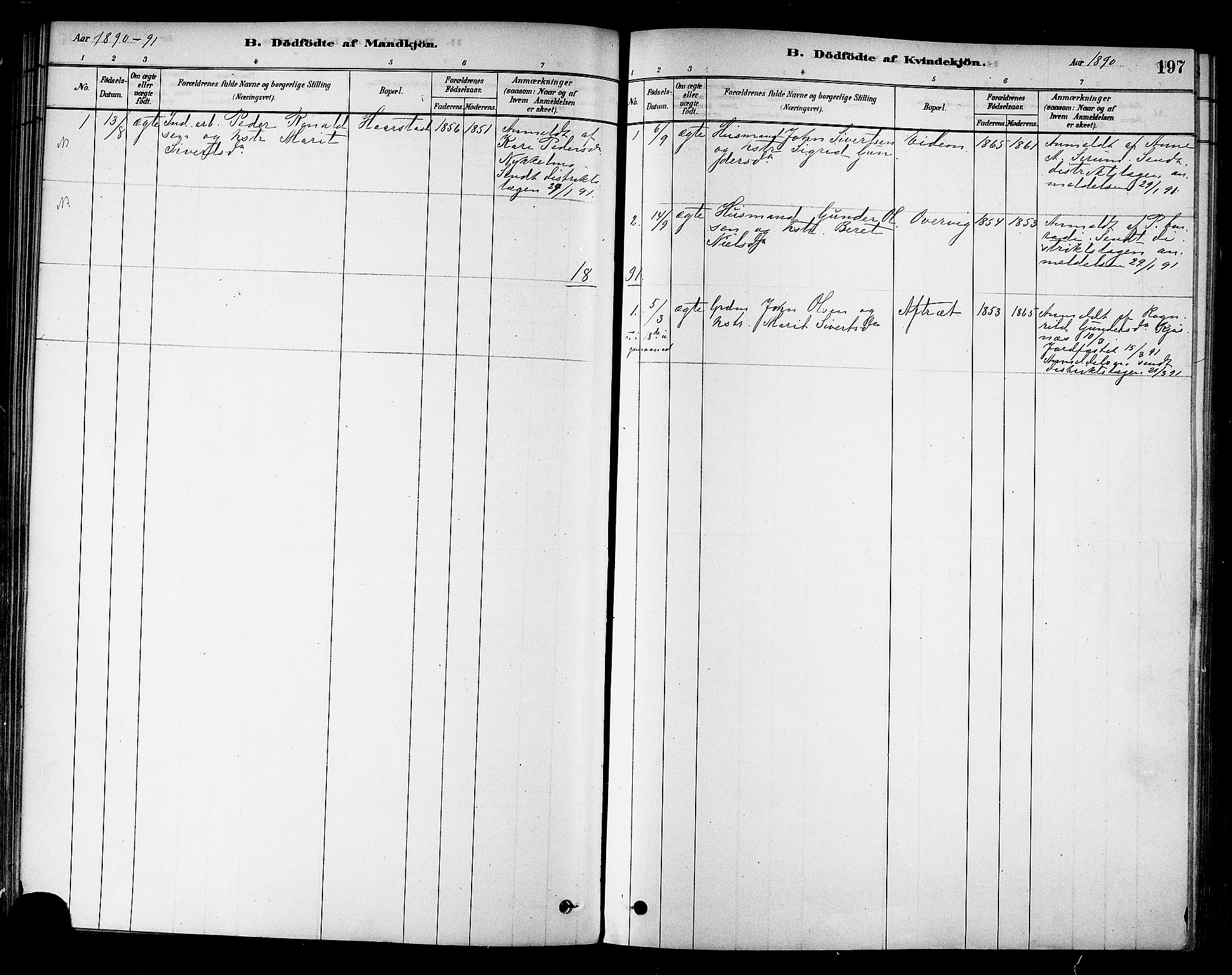 Ministerialprotokoller, klokkerbøker og fødselsregistre - Sør-Trøndelag, SAT/A-1456/695/L1148: Parish register (official) no. 695A08, 1878-1891, p. 197