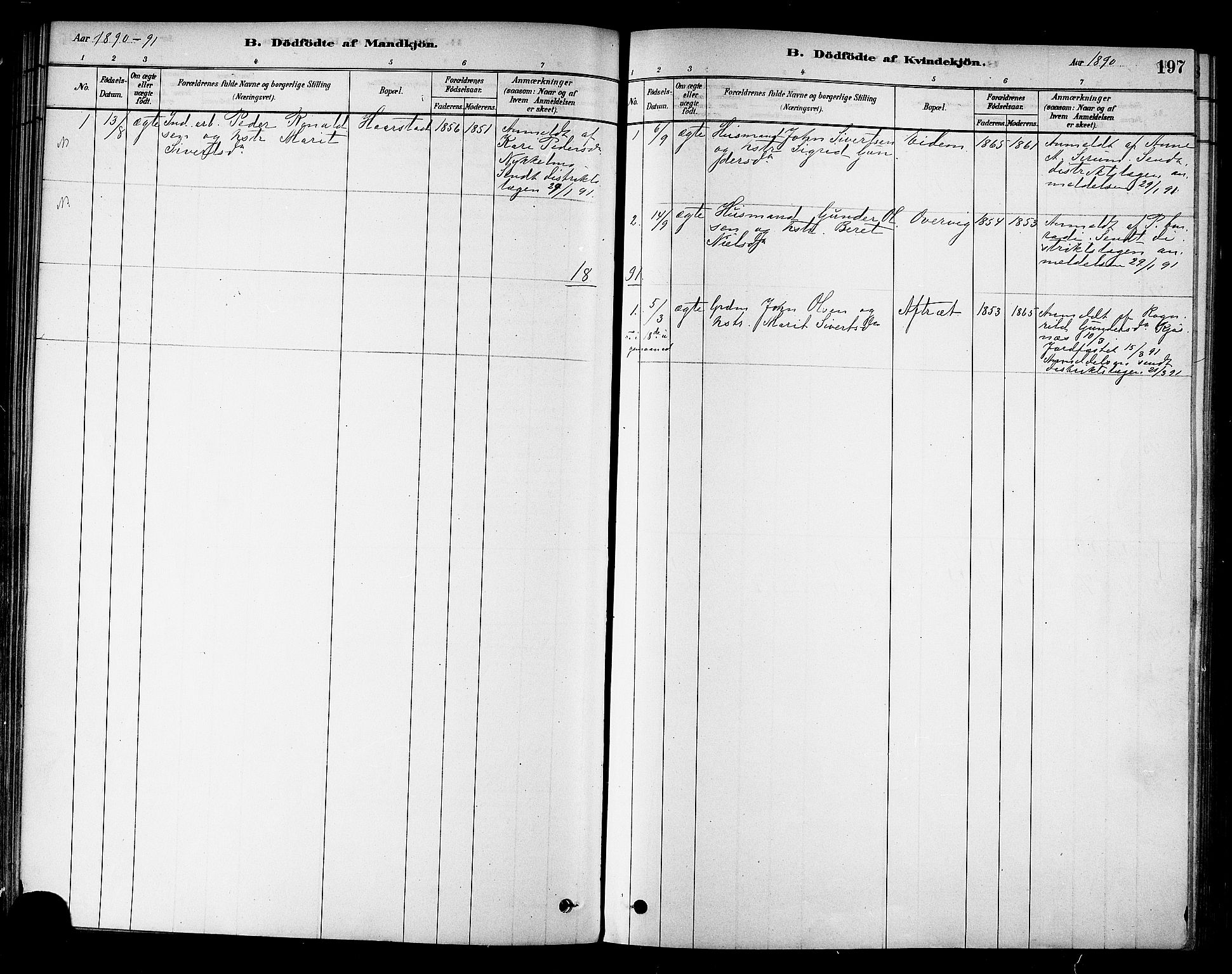 Ministerialprotokoller, klokkerbøker og fødselsregistre - Sør-Trøndelag, AV/SAT-A-1456/695/L1148: Parish register (official) no. 695A08, 1878-1891, p. 197