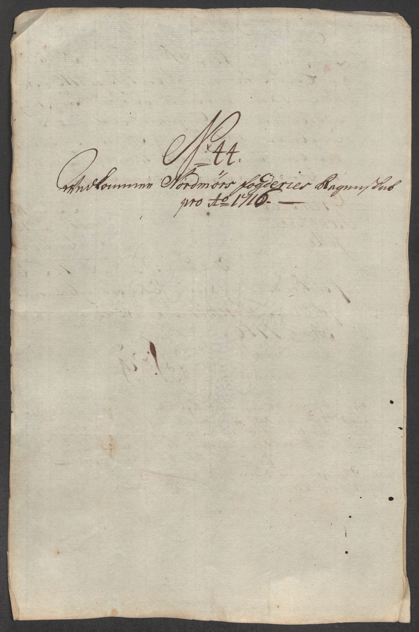 Rentekammeret inntil 1814, Reviderte regnskaper, Fogderegnskap, AV/RA-EA-4092/R56/L3749: Fogderegnskap Nordmøre, 1716, p. 223