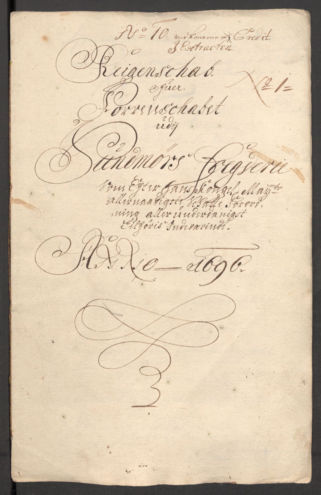 Rentekammeret inntil 1814, Reviderte regnskaper, Fogderegnskap, AV/RA-EA-4092/R54/L3556: Fogderegnskap Sunnmøre, 1696-1698, p. 148