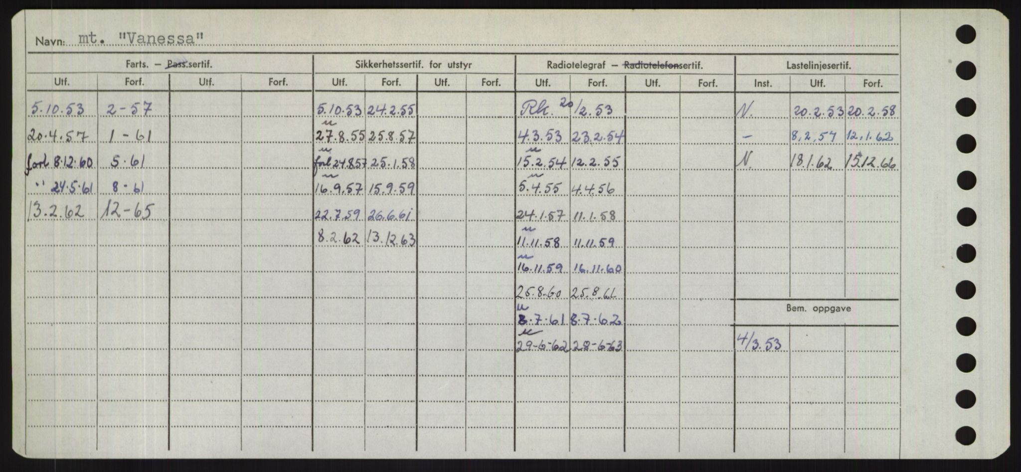 Sjøfartsdirektoratet med forløpere, Skipsmålingen, AV/RA-S-1627/H/Hd/L0040: Fartøy, U-Ve, p. 266