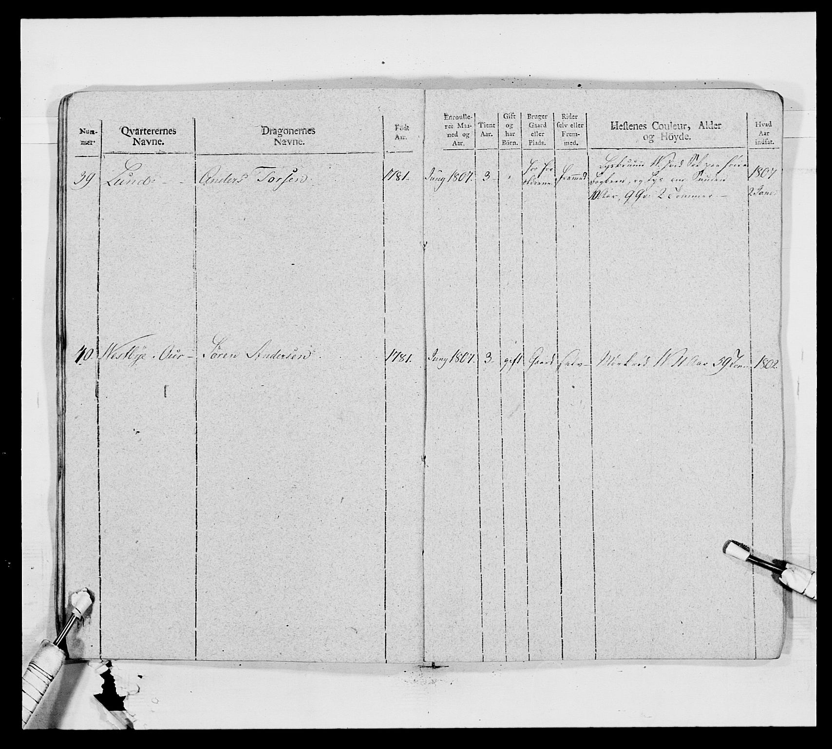 Generalitets- og kommissariatskollegiet, Det kongelige norske kommissariatskollegium, AV/RA-EA-5420/E/Eh/L0012: Smålenske dragonregiment, 1810, p. 151