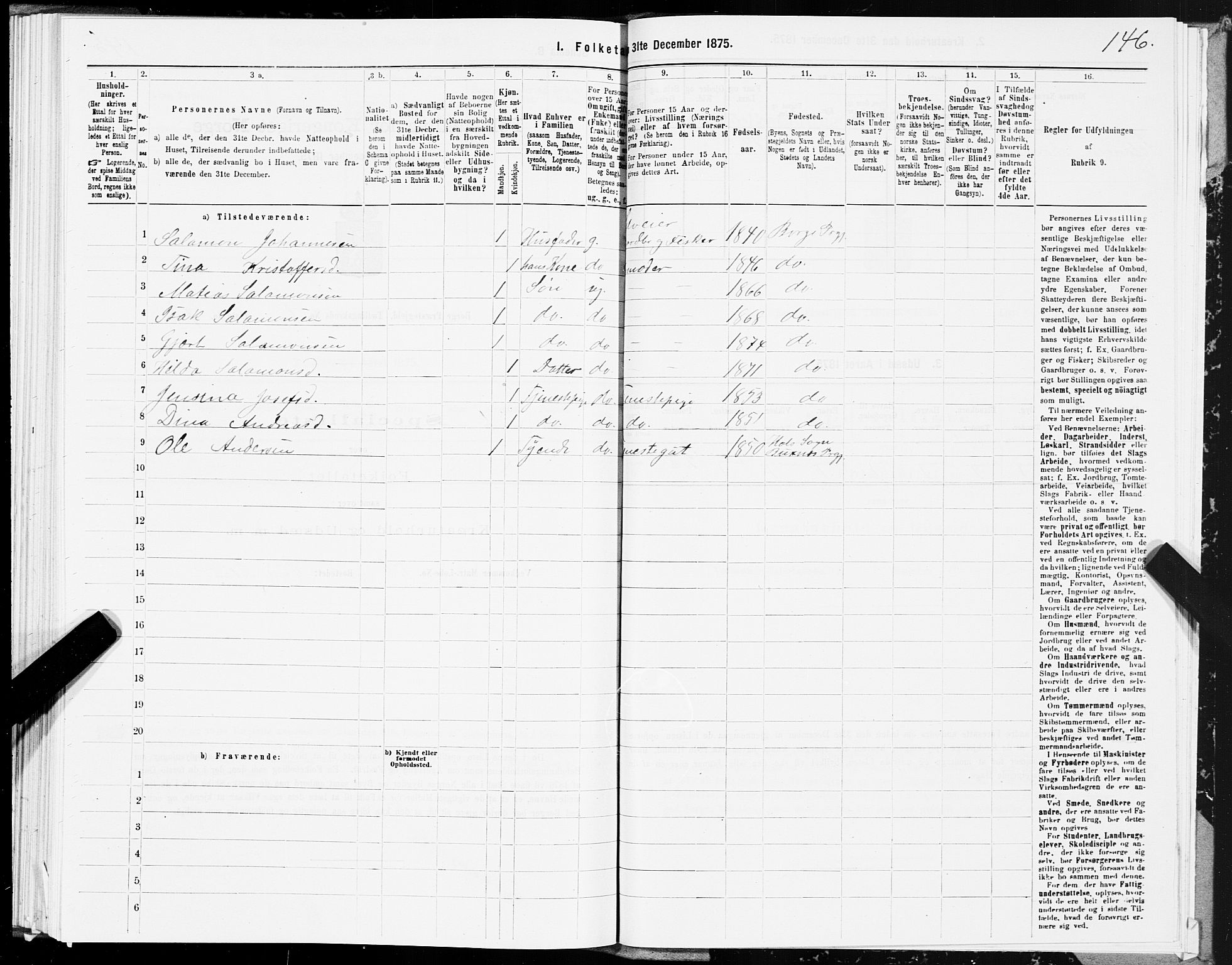 SAT, 1875 census for 1862P Borge, 1875, p. 1146