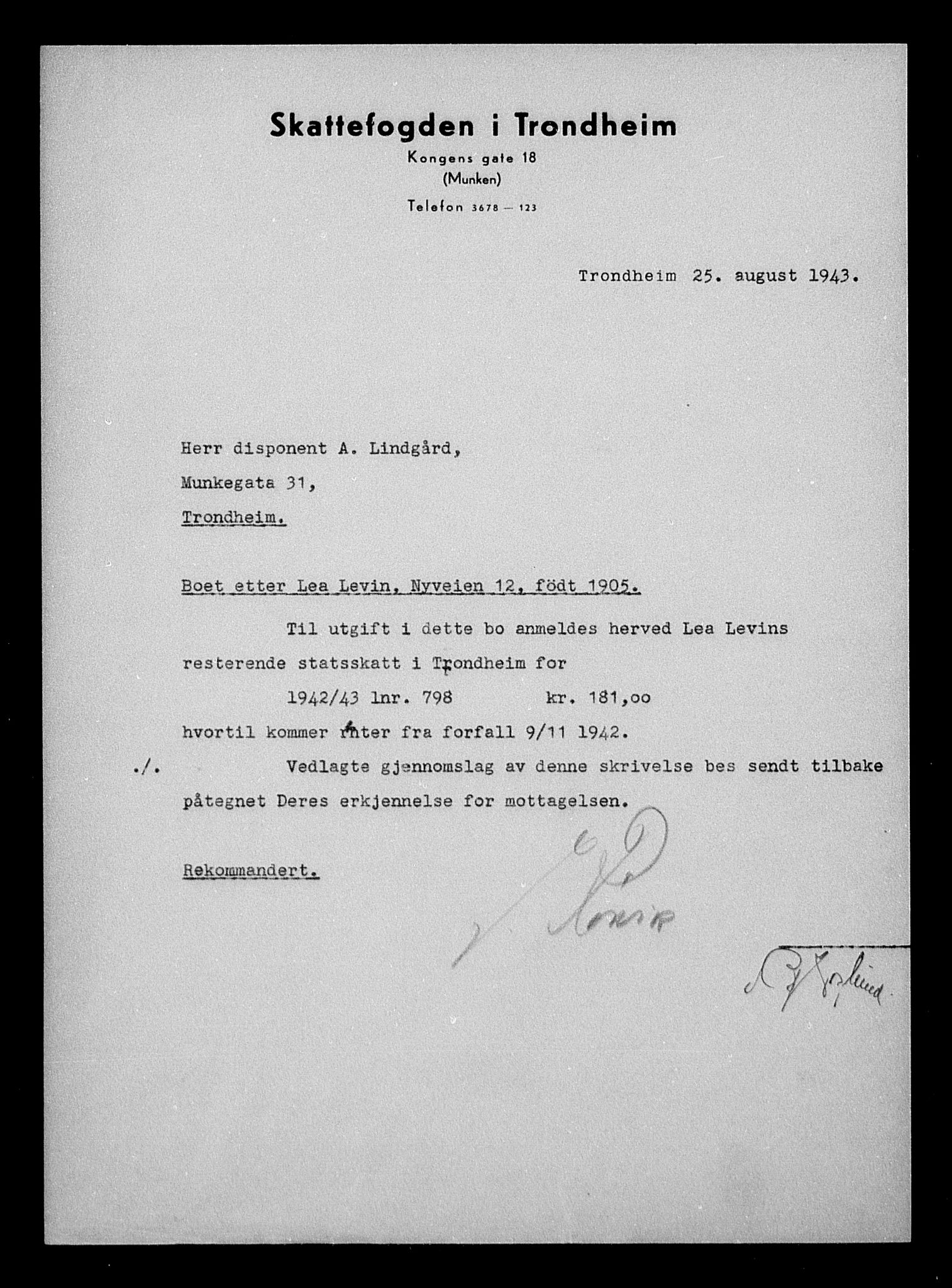 Justisdepartementet, Tilbakeføringskontoret for inndratte formuer, RA/S-1564/H/Hc/Hcb/L0914: --, 1945-1947, p. 297