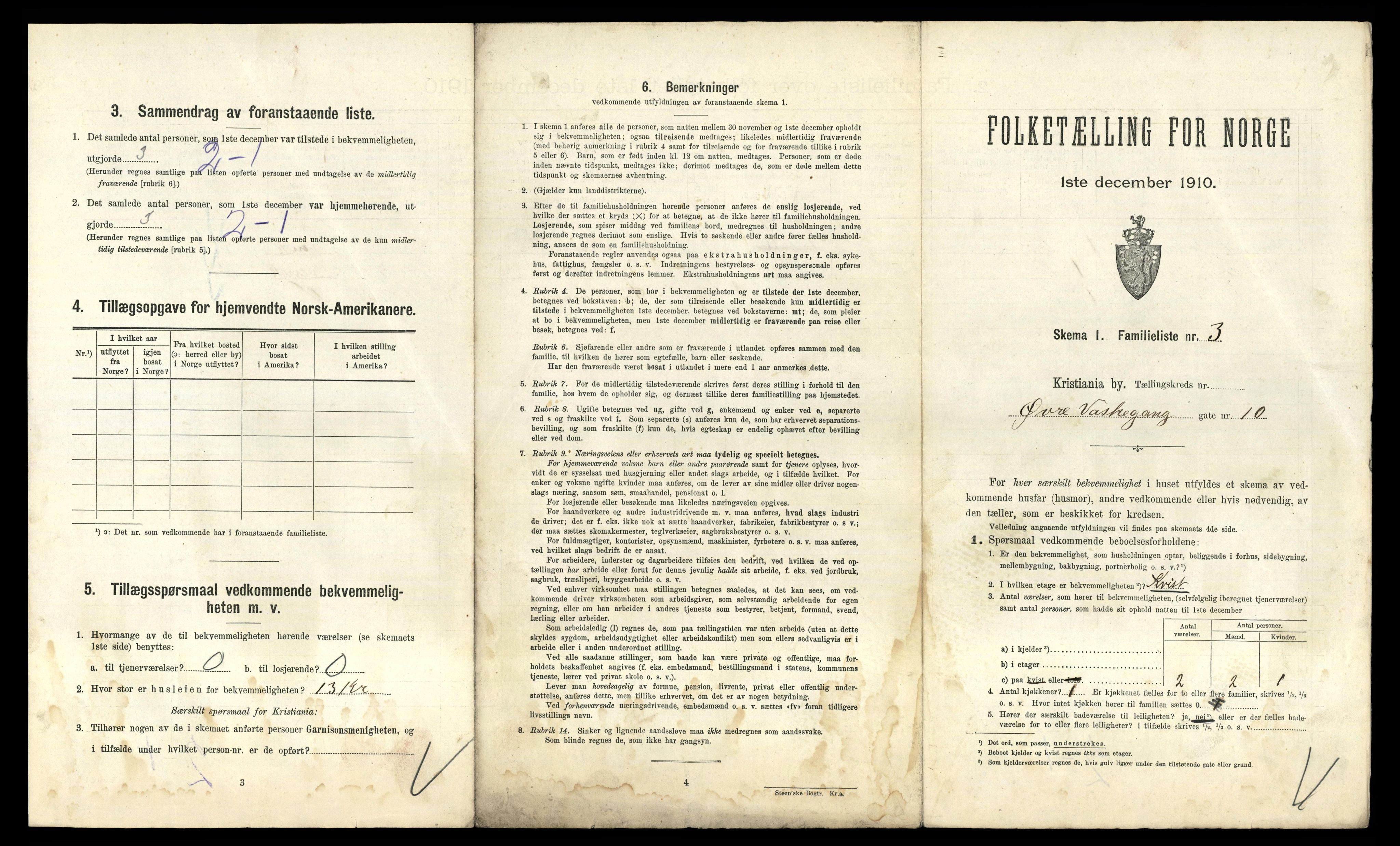 RA, 1910 census for Kristiania, 1910, p. 124875