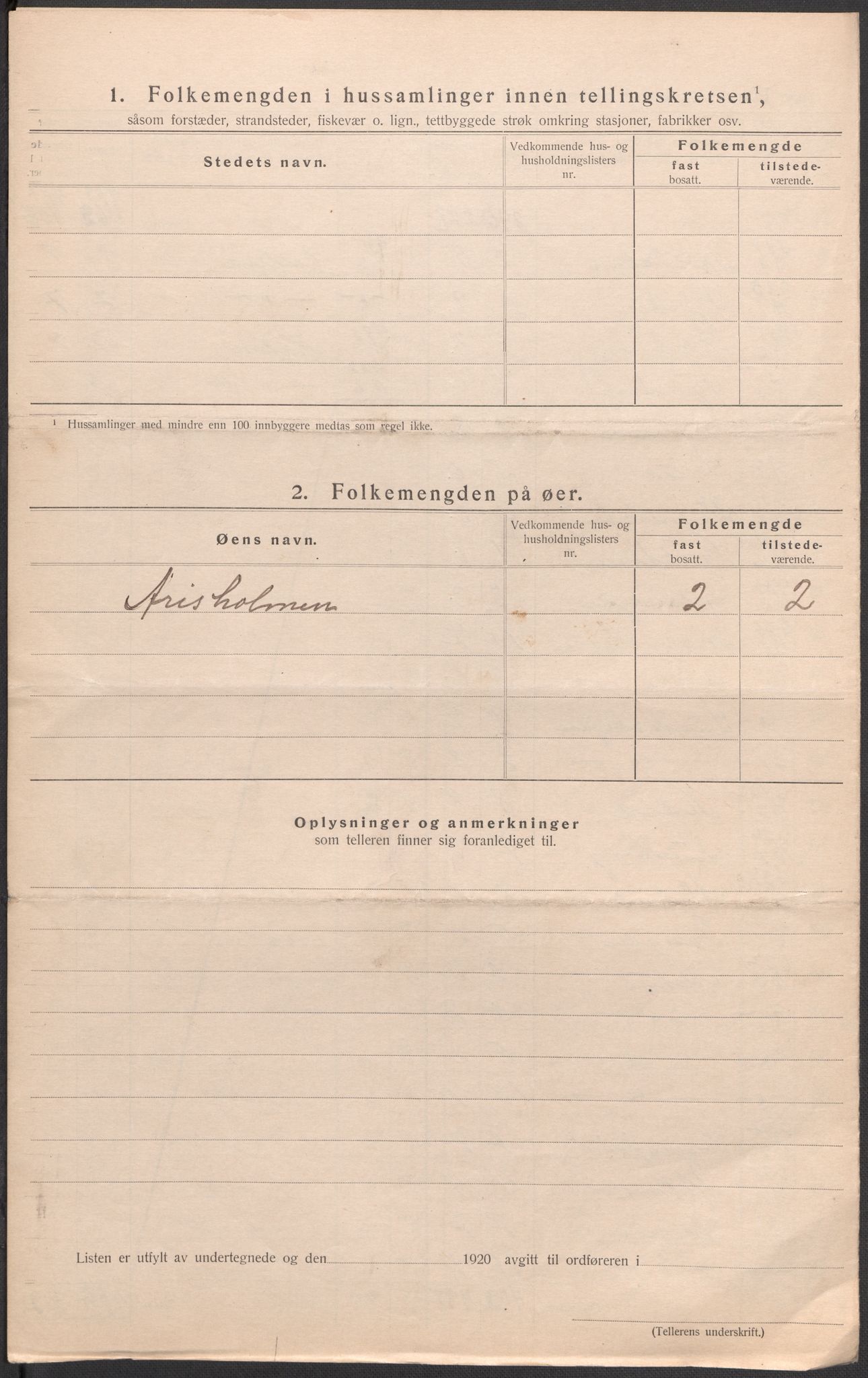 SAO, 1920 census for Kråkerøy, 1920, p. 19