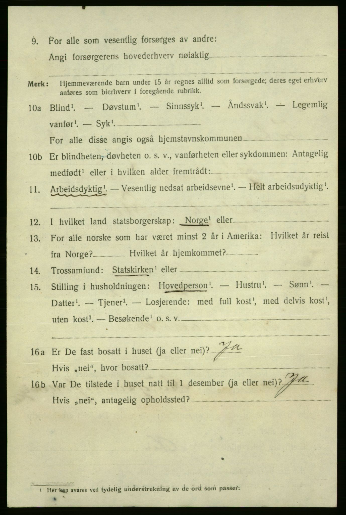 SAO, 1920 census for Fredrikshald, 1920, p. 12937