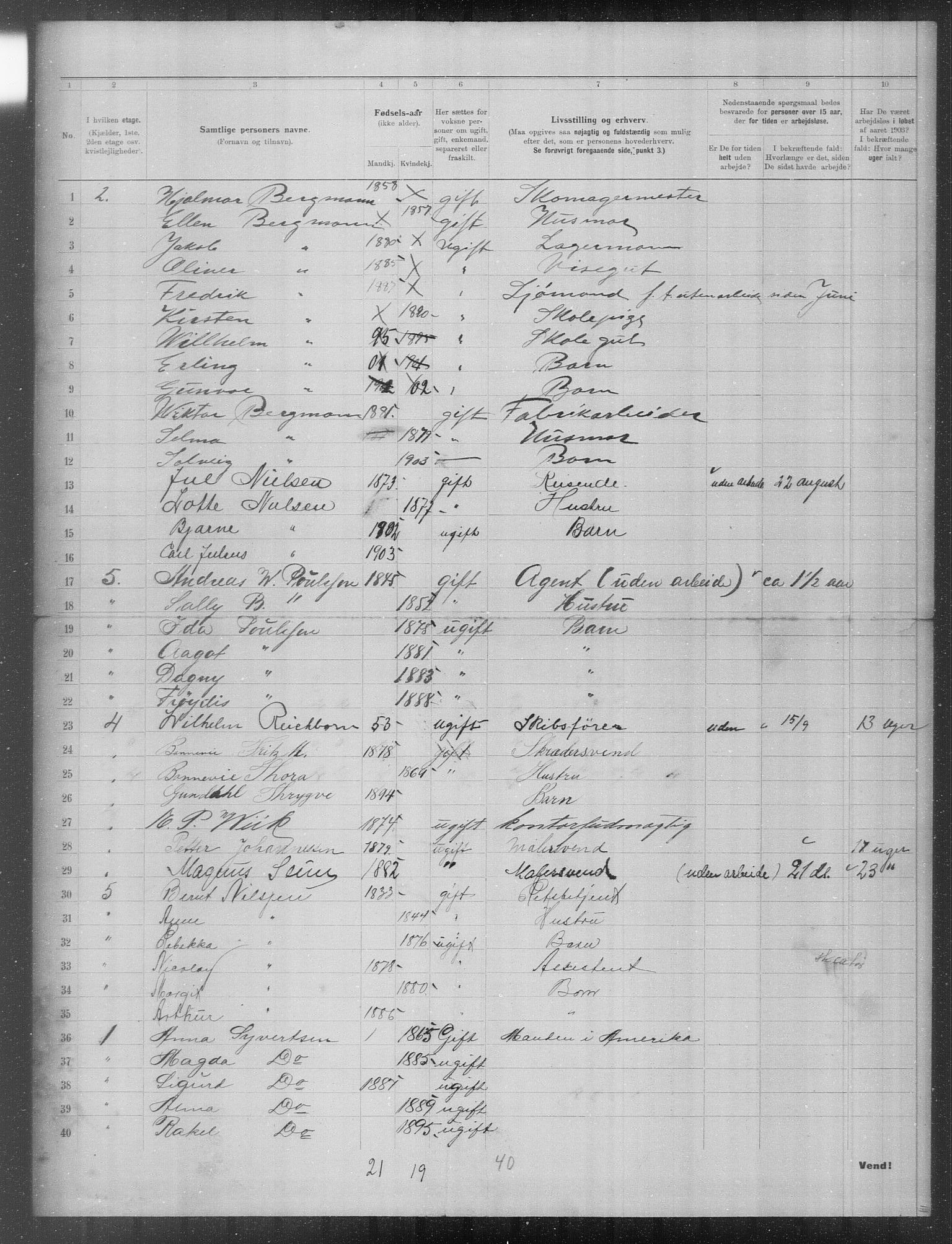 OBA, Municipal Census 1903 for Kristiania, 1903, p. 24255