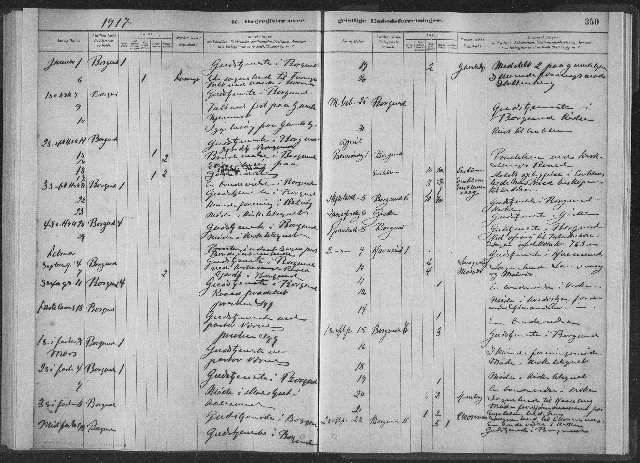 Ministerialprotokoller, klokkerbøker og fødselsregistre - Møre og Romsdal, SAT/A-1454/528/L0404: Parish register (official) no. 528A13II, 1880-1922, p. 359