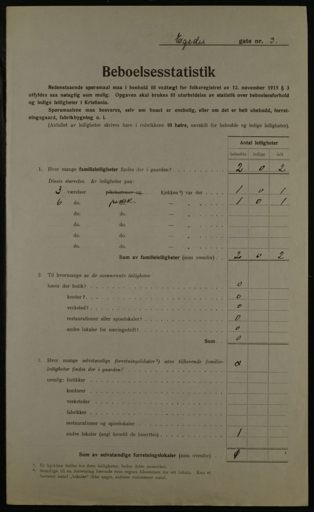 OBA, Municipal Census 1923 for Kristiania, 1923, p. 20958