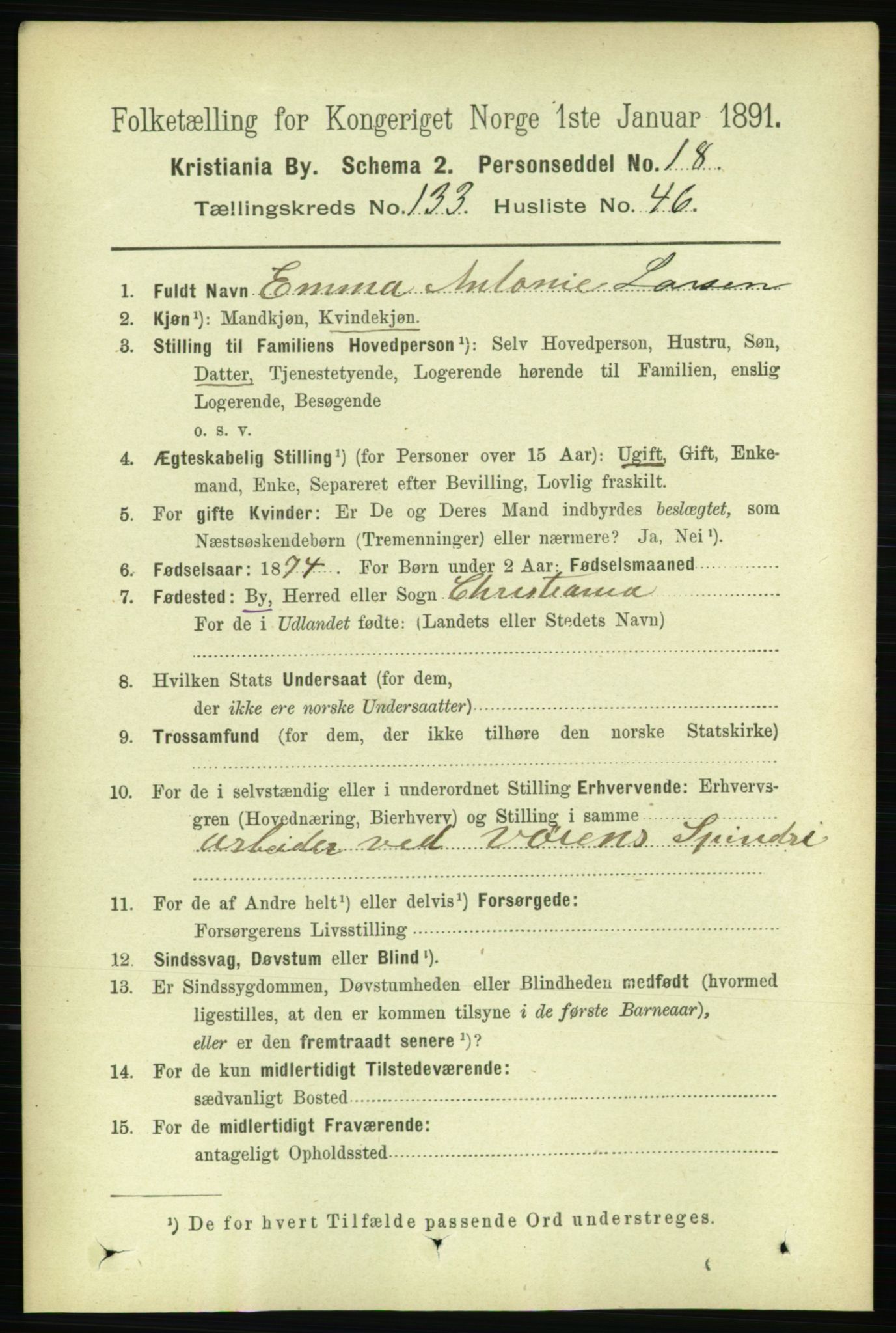 RA, 1891 census for 0301 Kristiania, 1891, p. 73241