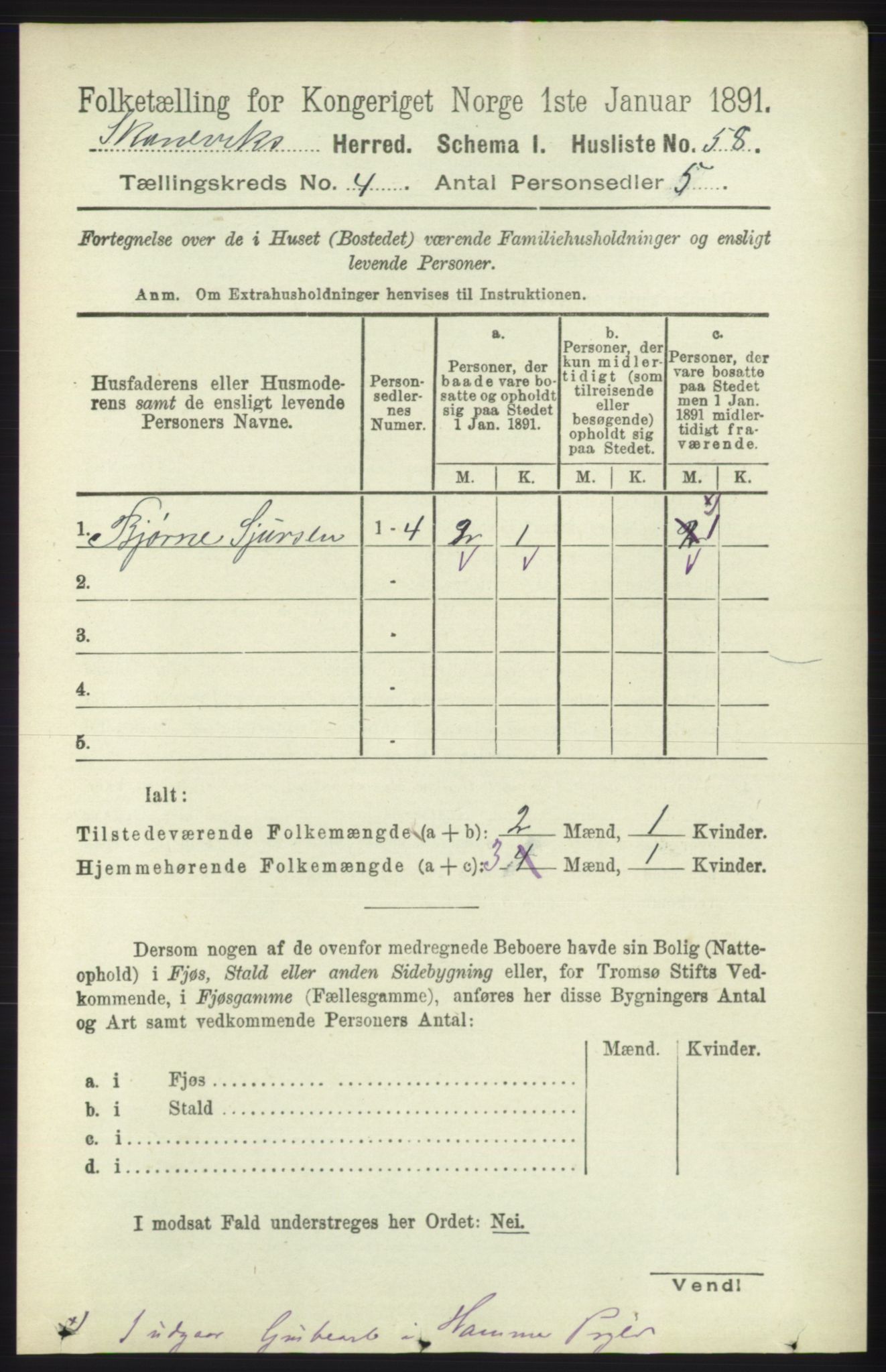 RA, 1891 census for 1212 Skånevik, 1891, p. 837