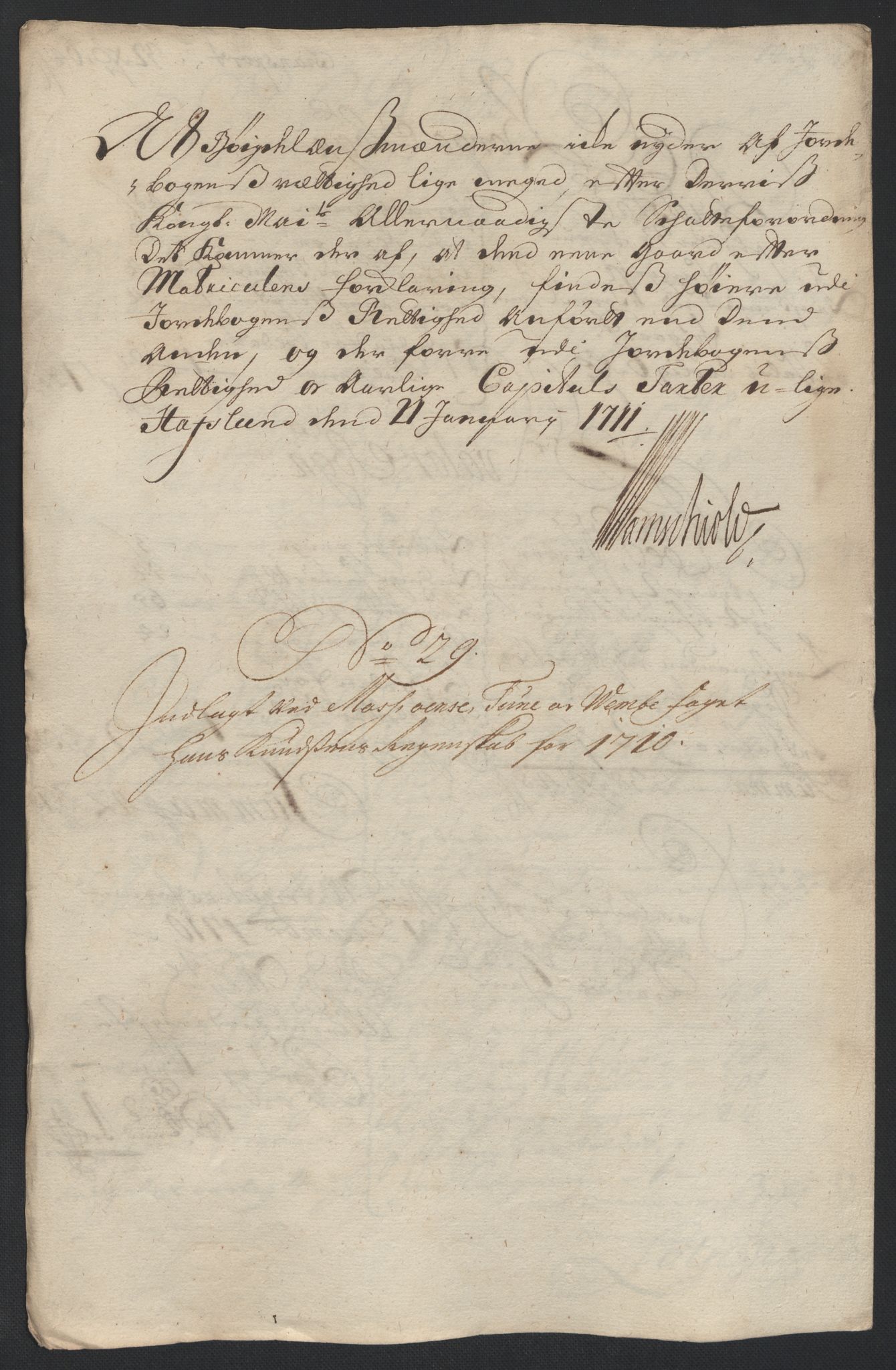 Rentekammeret inntil 1814, Reviderte regnskaper, Fogderegnskap, AV/RA-EA-4092/R04/L0135: Fogderegnskap Moss, Onsøy, Tune, Veme og Åbygge, 1709-1710, p. 420