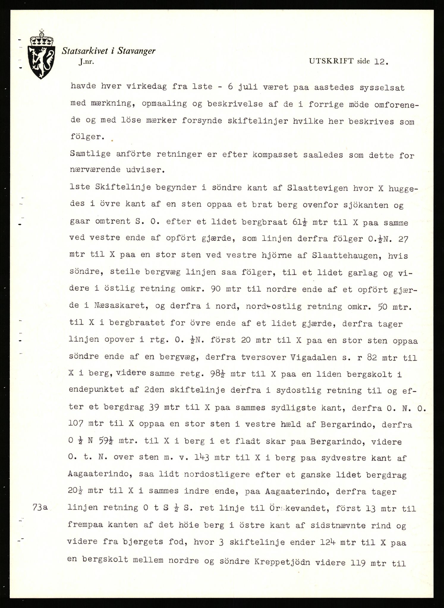 Statsarkivet i Stavanger, SAST/A-101971/03/Y/Yj/L0048: Avskrifter sortert etter gårdsnavn: Kluge - Kristianslyst, 1750-1930, p. 501