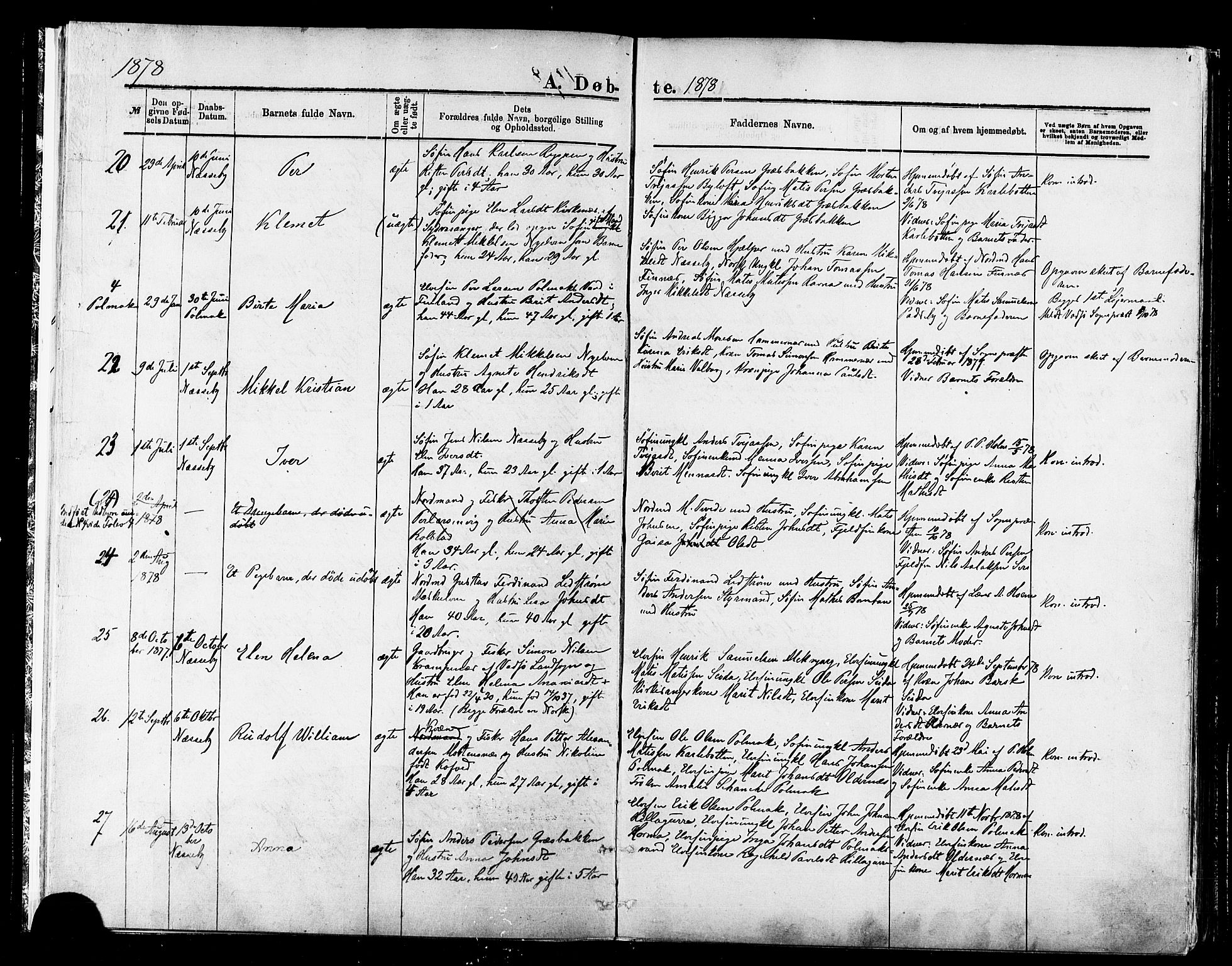 Nesseby sokneprestkontor, AV/SATØ-S-1330/H/Ha/L0004kirke: Parish register (official) no. 4, 1877-1884, p. 7