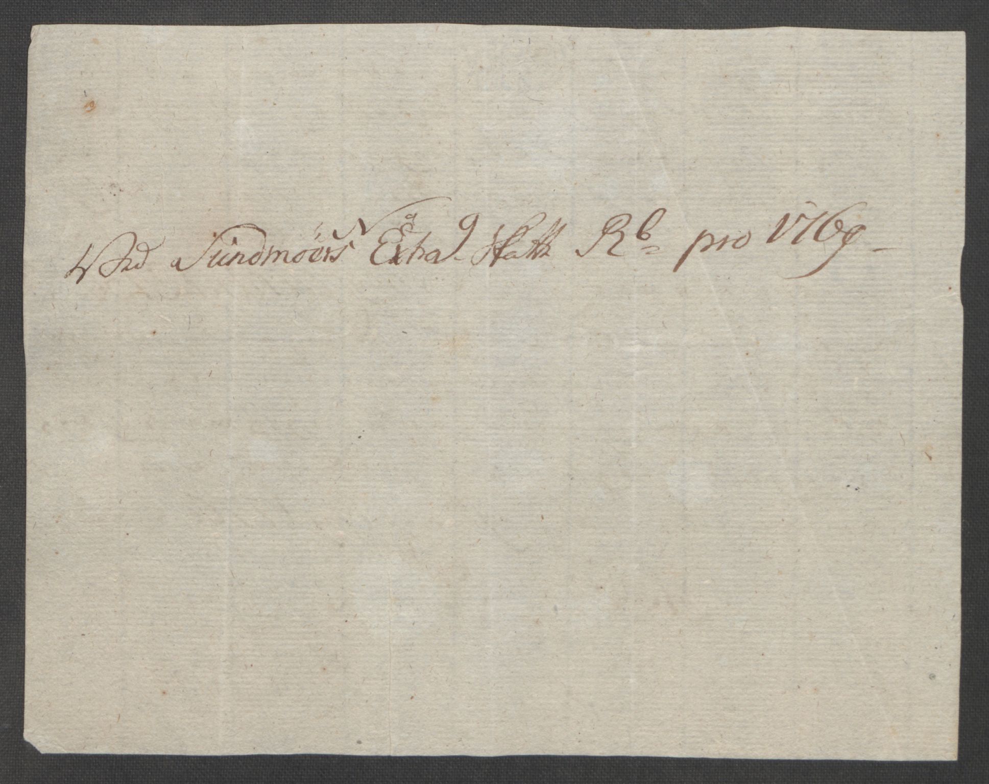 Rentekammeret inntil 1814, Reviderte regnskaper, Fogderegnskap, RA/EA-4092/R54/L3645: Ekstraskatten Sunnmøre, 1762-1772, p. 171