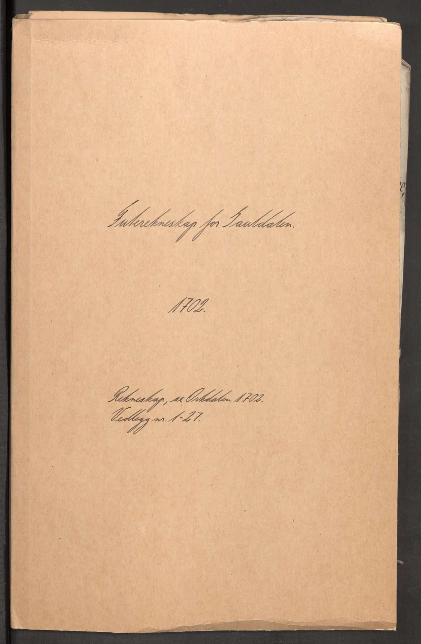 Rentekammeret inntil 1814, Reviderte regnskaper, Fogderegnskap, AV/RA-EA-4092/R60/L3952: Fogderegnskap Orkdal og Gauldal, 1702, p. 206