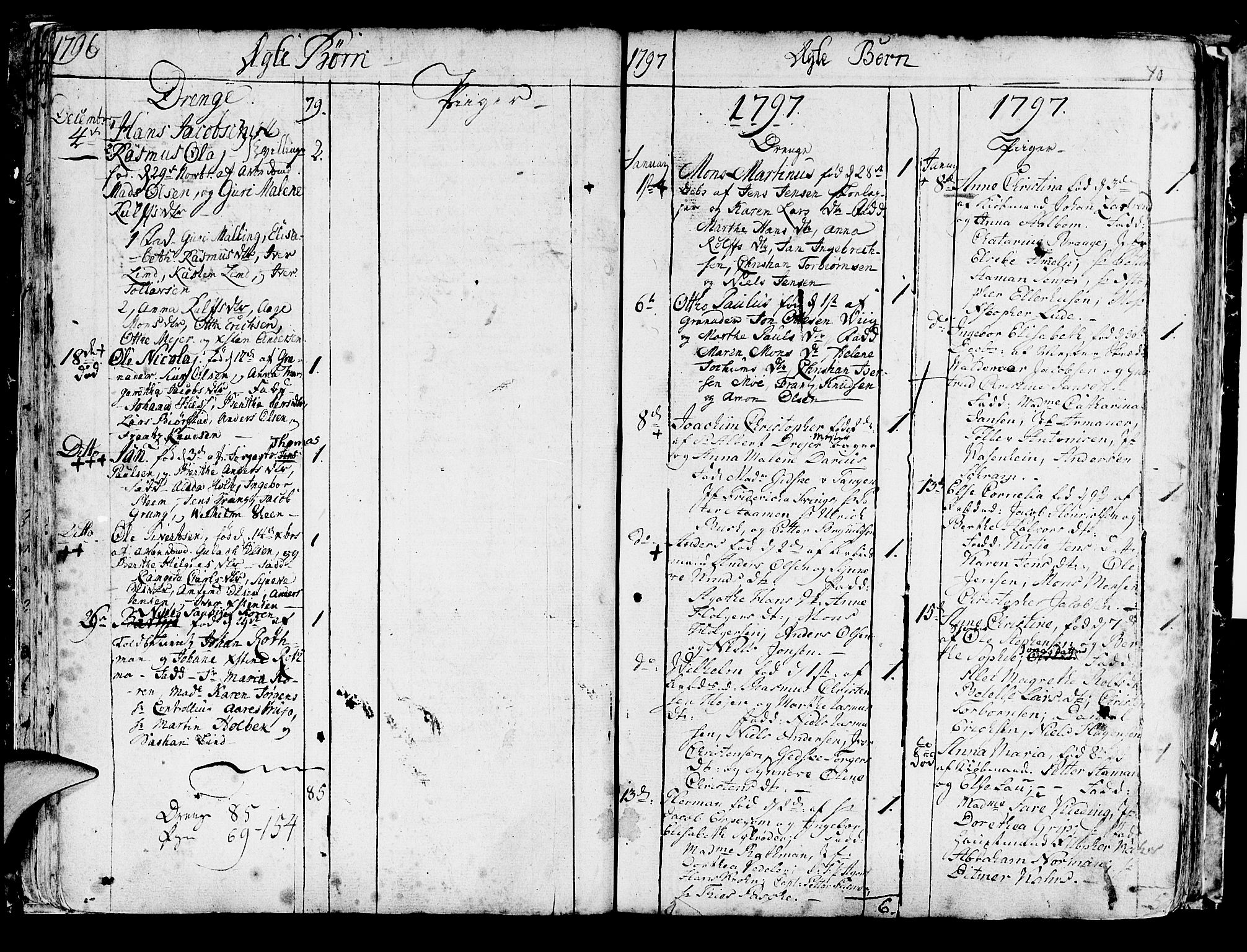 Korskirken sokneprestembete, SAB/A-76101/H/Haa/L0006: Parish register (official) no. A 6, 1790-1820, p. 40