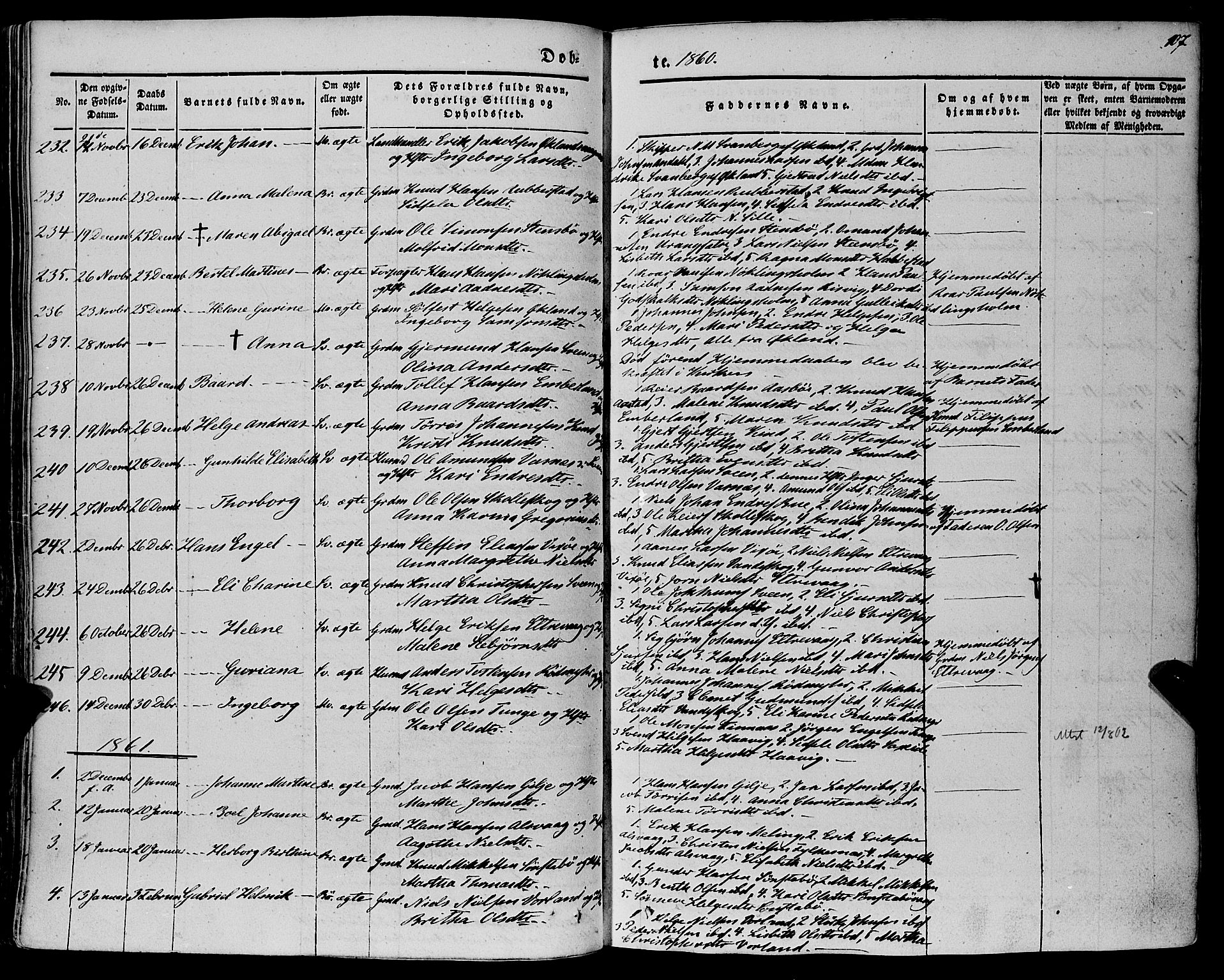 Finnås sokneprestembete, AV/SAB-A-99925/H/Ha/Haa/Haaa/L0007: Parish register (official) no. A 7, 1850-1862, p. 107