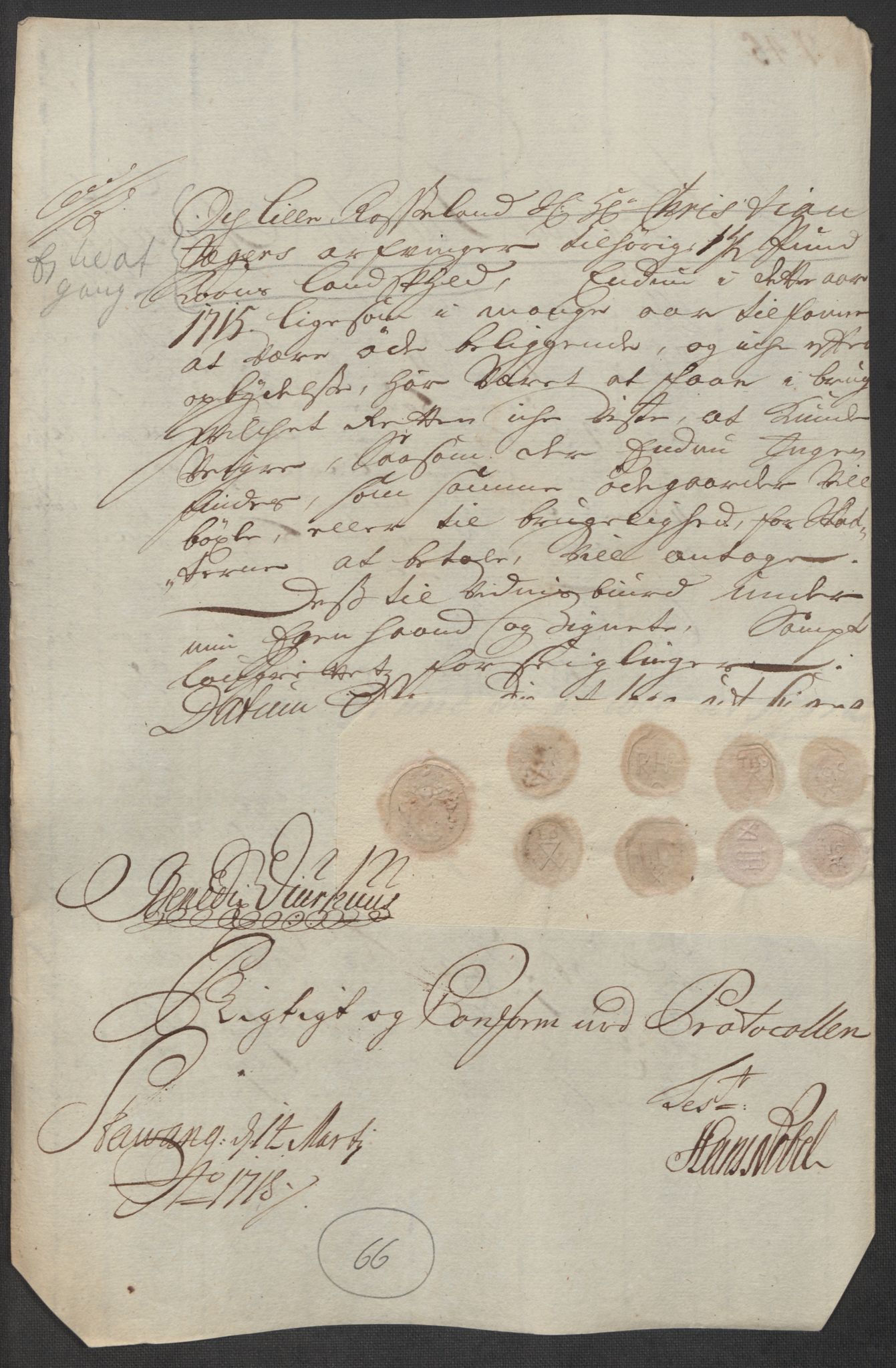 Rentekammeret inntil 1814, Reviderte regnskaper, Fogderegnskap, AV/RA-EA-4092/R46/L2740: Fogderegnskap Jæren og Dalane, 1715-1716, p. 224