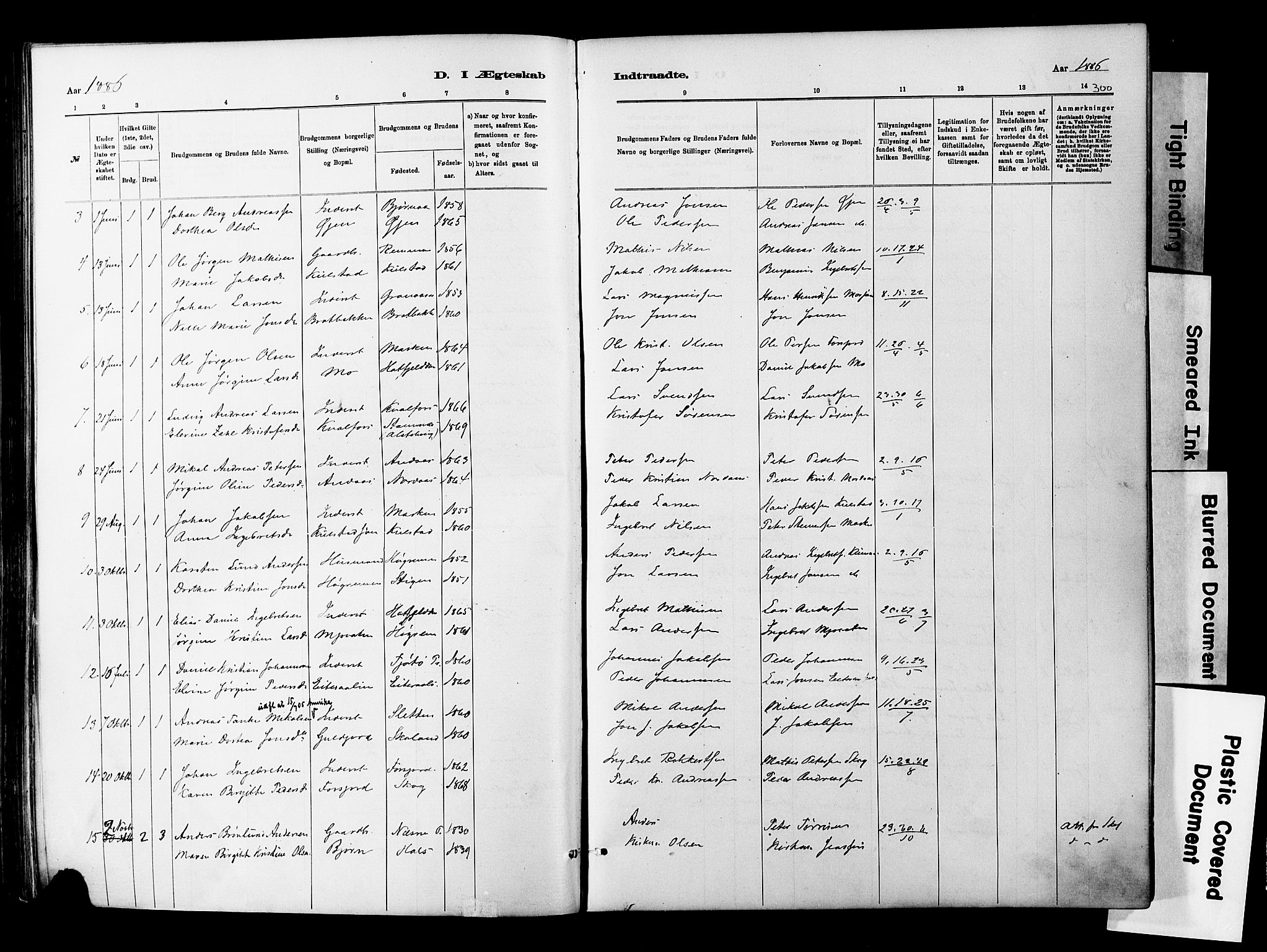Ministerialprotokoller, klokkerbøker og fødselsregistre - Nordland, SAT/A-1459/820/L0295: Parish register (official) no. 820A16, 1880-1896, p. 300