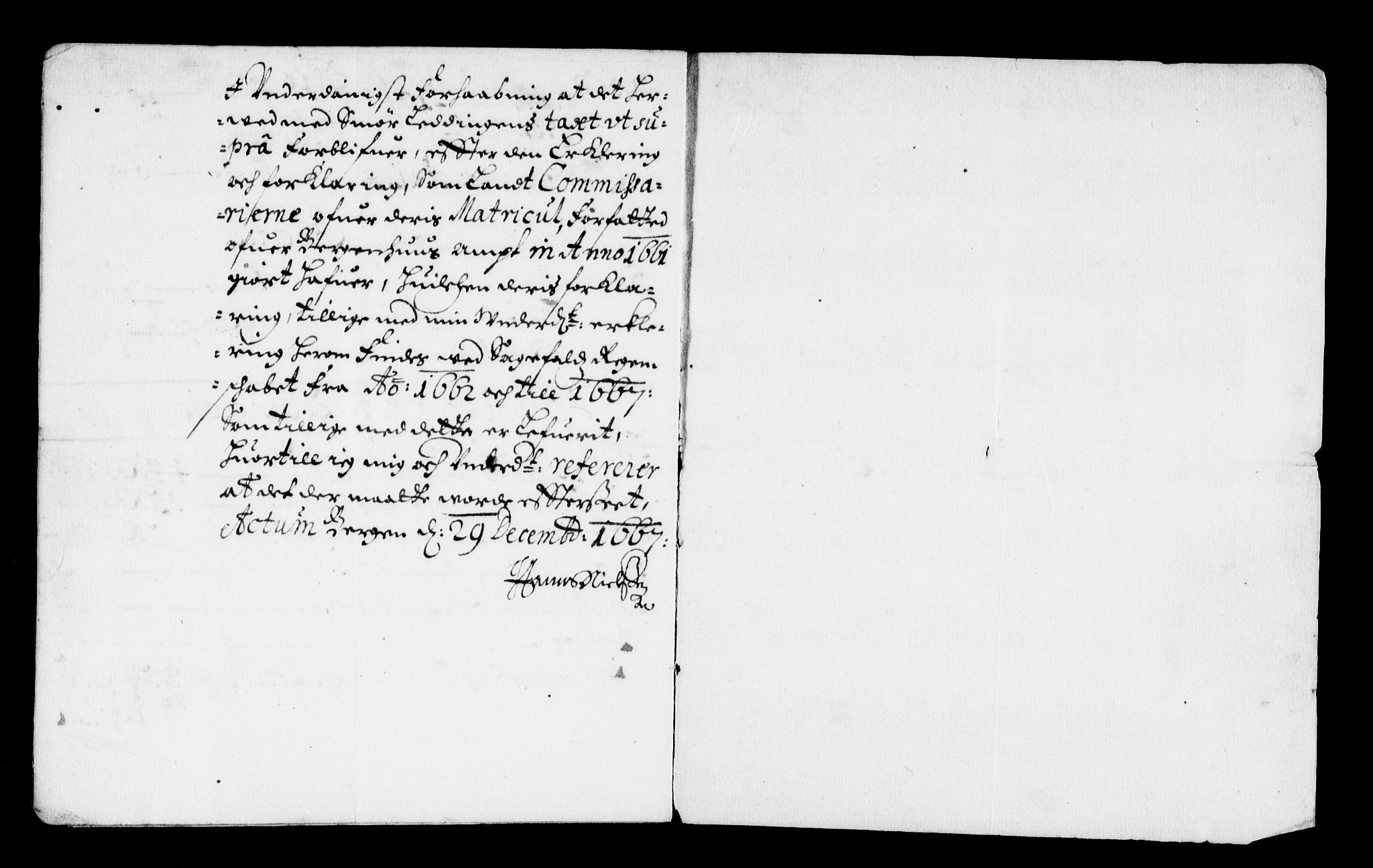 Rentekammeret inntil 1814, Reviderte regnskaper, Stiftamtstueregnskaper, Bergen stiftamt, RA/EA-6043/R/Rc/L0025: Bergen stiftamt, 1667