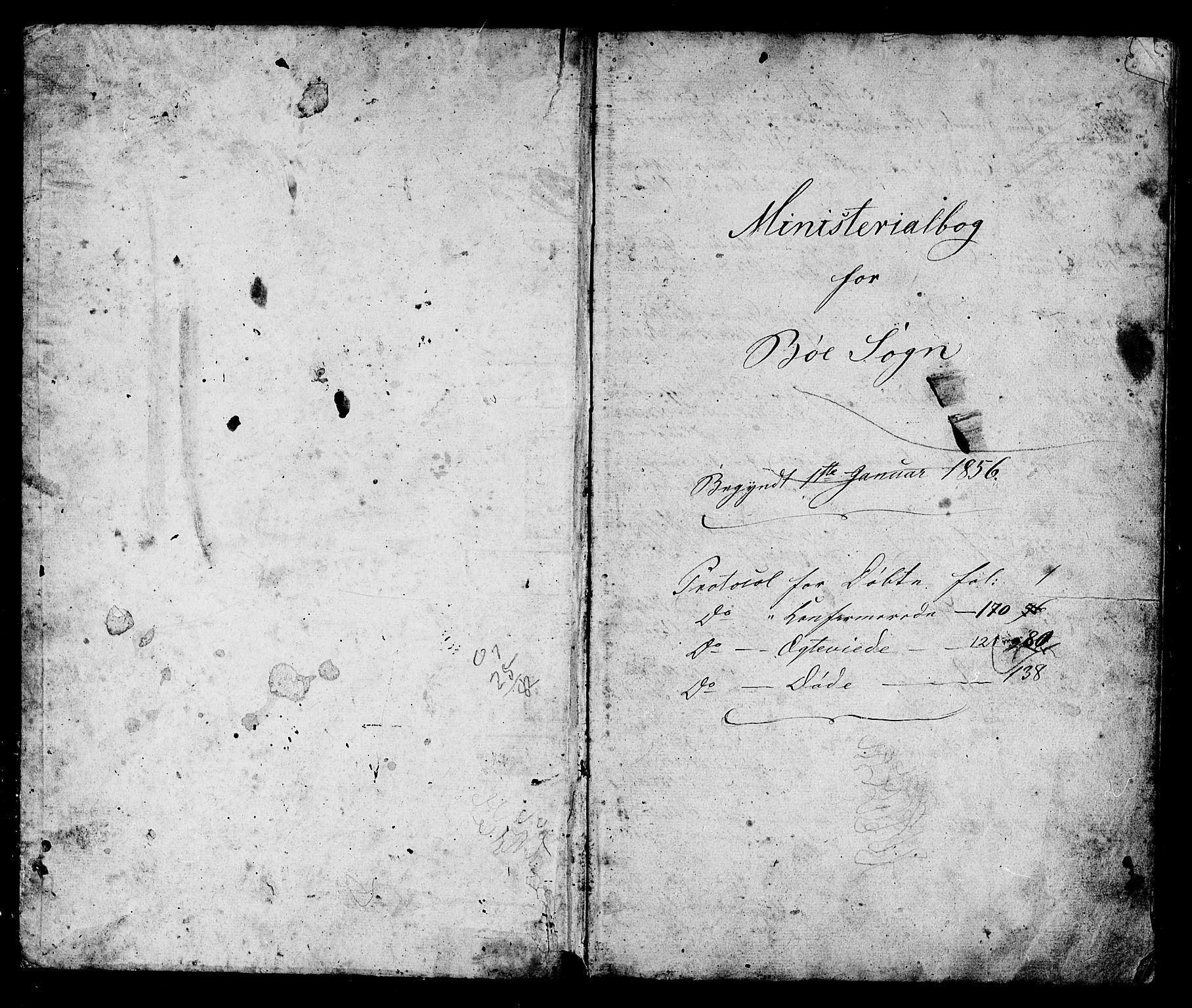 Manger sokneprestembete, SAB/A-76801/H/Hab: Parish register (copy) no. B 1, 1856-1881, p. 1