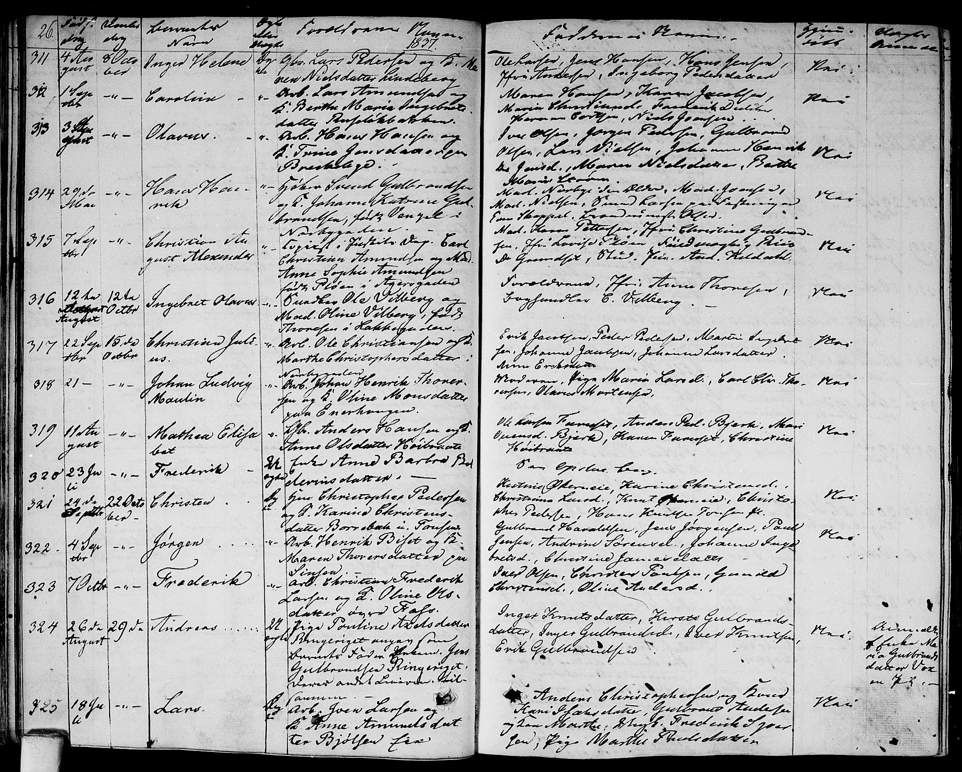 Aker prestekontor kirkebøker, AV/SAO-A-10861/F/L0016: Parish register (official) no. 16, 1827-1841, p. 26