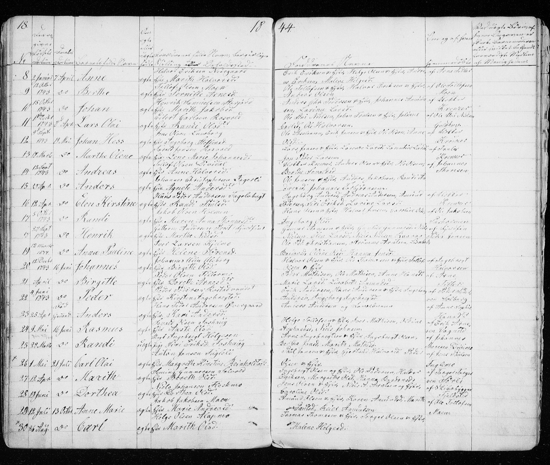 Målselv sokneprestembete, SATØ/S-1311/G/Ga/Gaa/L0001kirke: Parish register (official) no. 1, 1834-1853, p. 18