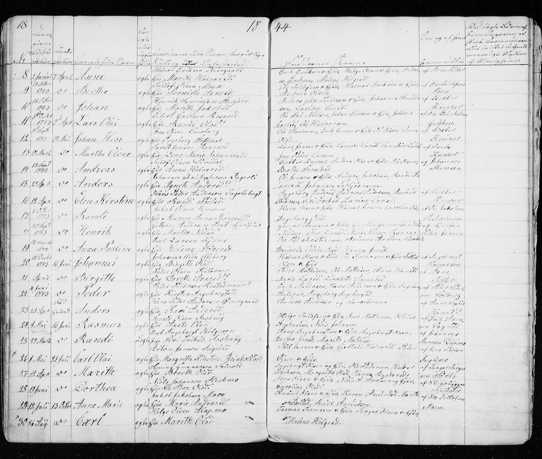 Målselv sokneprestembete, AV/SATØ-S-1311/G/Ga/Gaa/L0001kirke: Parish register (official) no. 1, 1834-1853, p. 18