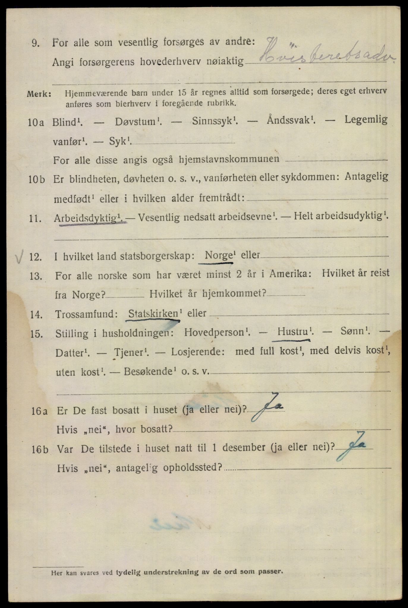 SAO, 1920 census for Kristiania, 1920, p. 432816