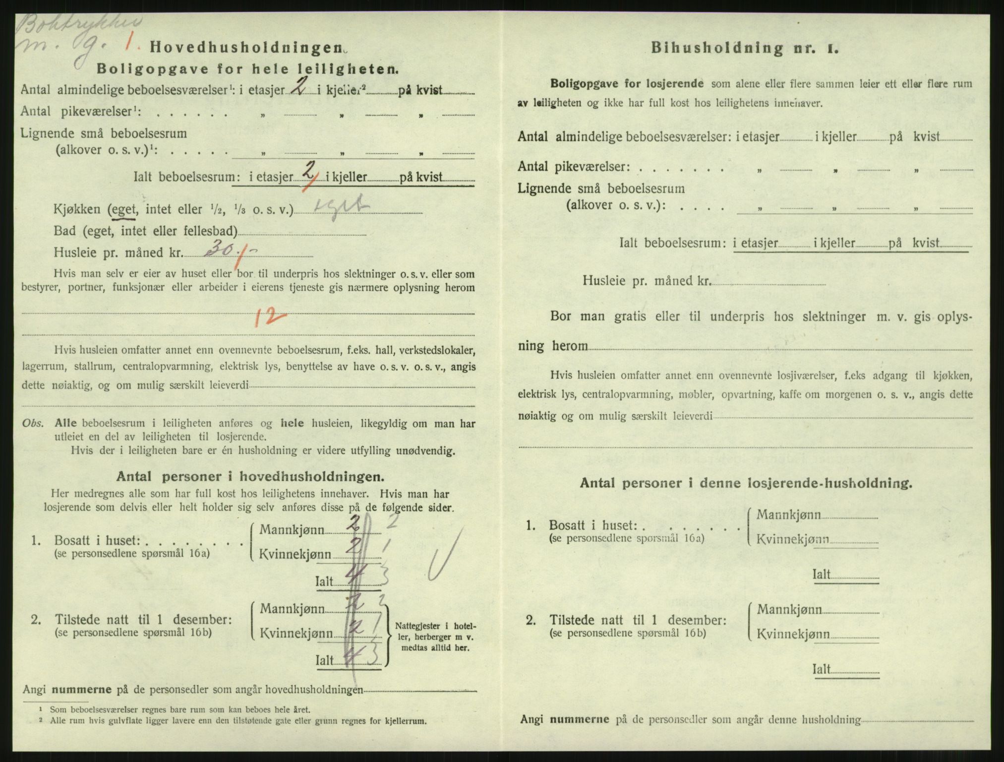 SAT, 1920 census for Molde, 1920, p. 1100